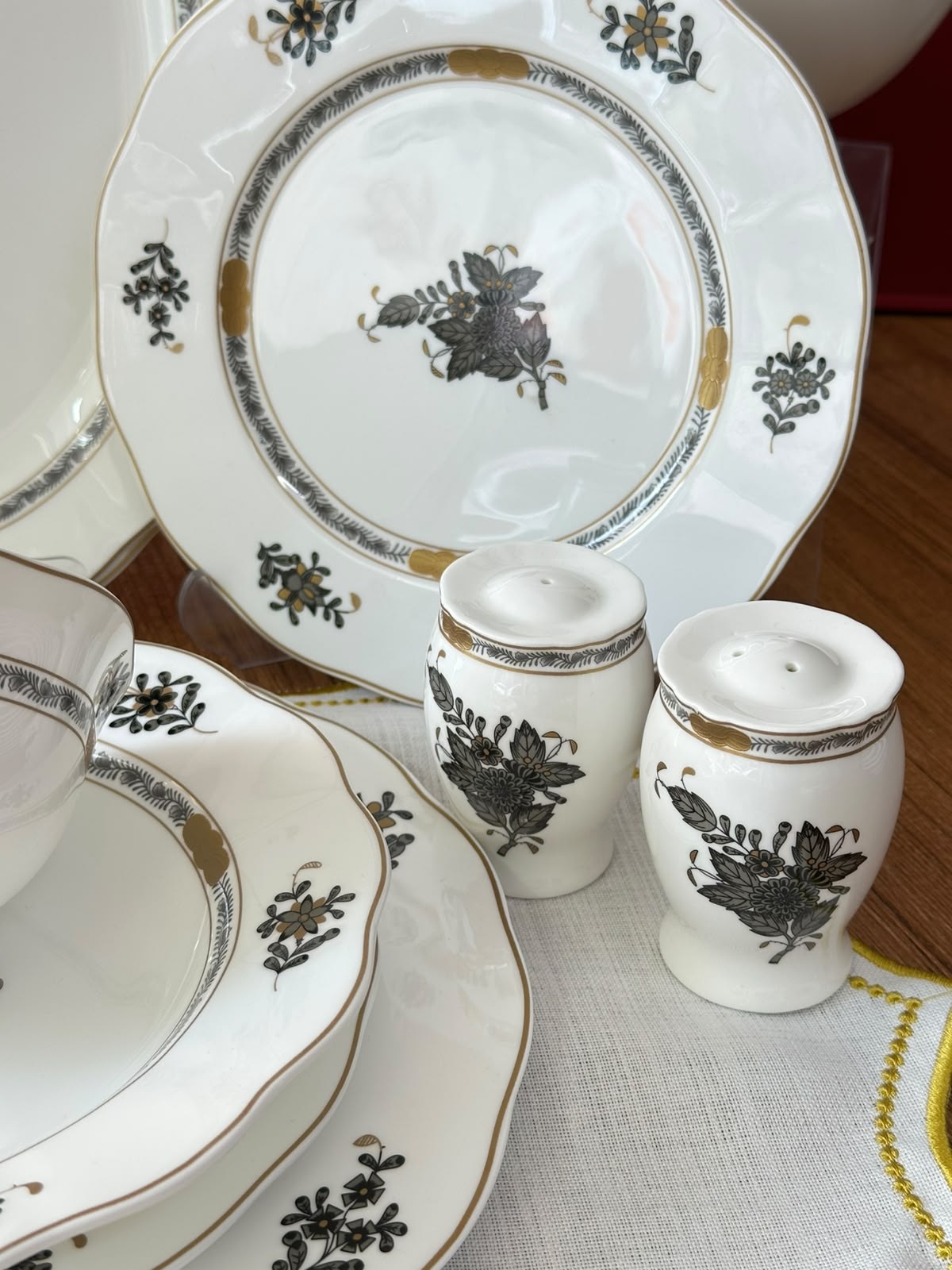 Yemek Takımı 58 Parça 12 Kişilik Flora Dark