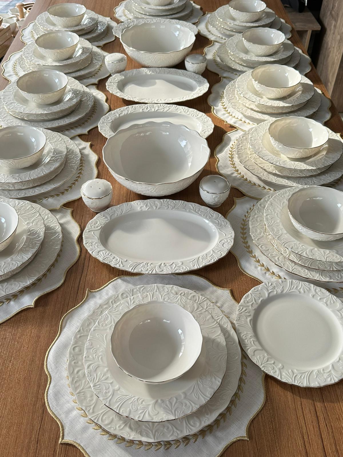 Yemek Takımı 58 Parça 12 Kişilik Rose