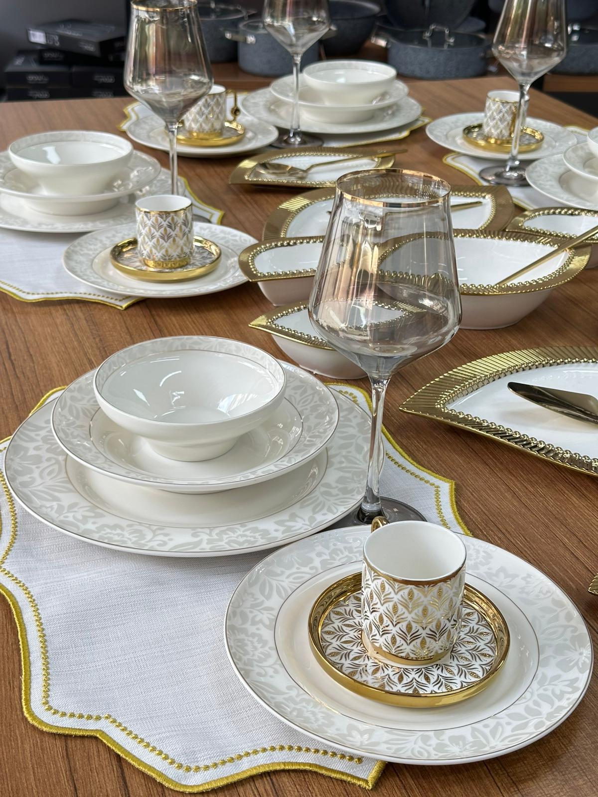 Yemek Takımı 62 Parça 6 Kişilik Afra