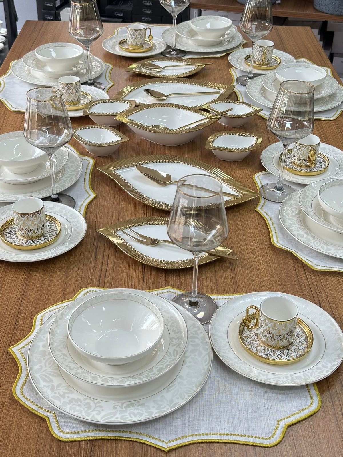 Yemek Takımı 62 Parça 6 Kişilik Afra