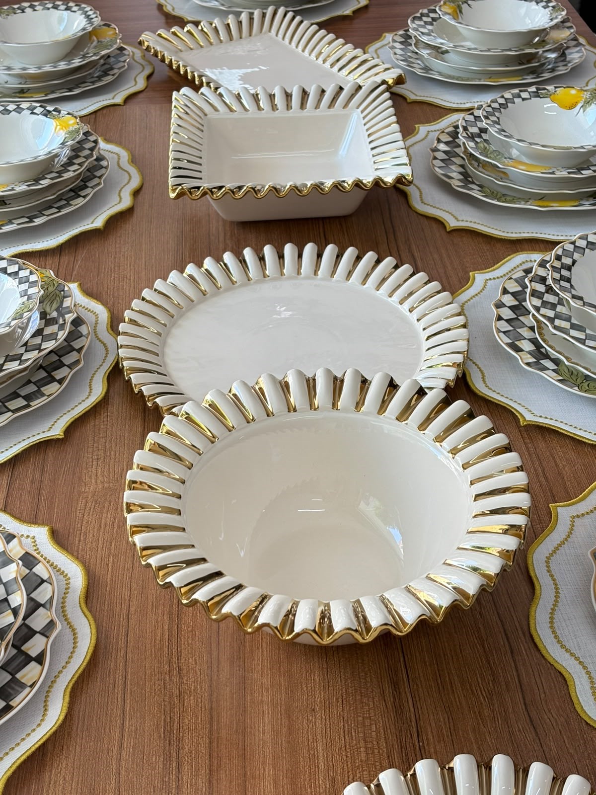Yemek Takımı 65 Parça 12 Kişilik Linda - Daisy