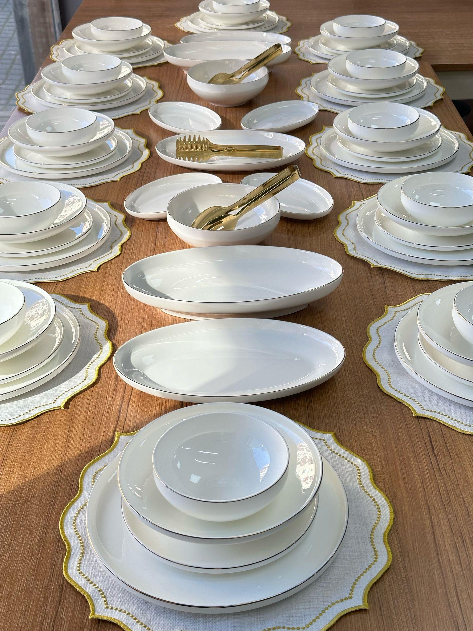 Yemek Takımı 74 Parça 12 Kişilik Bella Gold