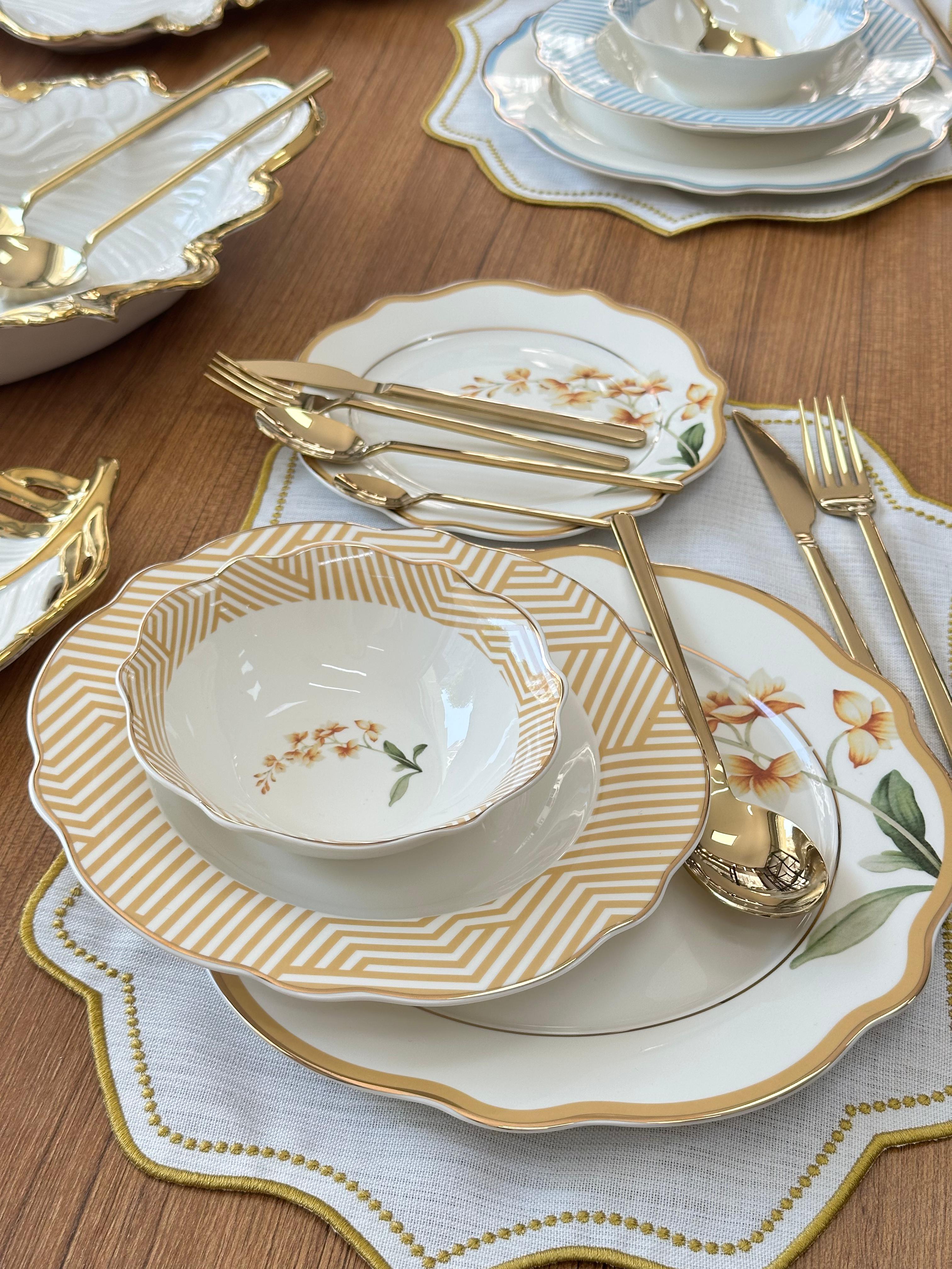 Yemek Takımı 80 Parça Colorful Garden