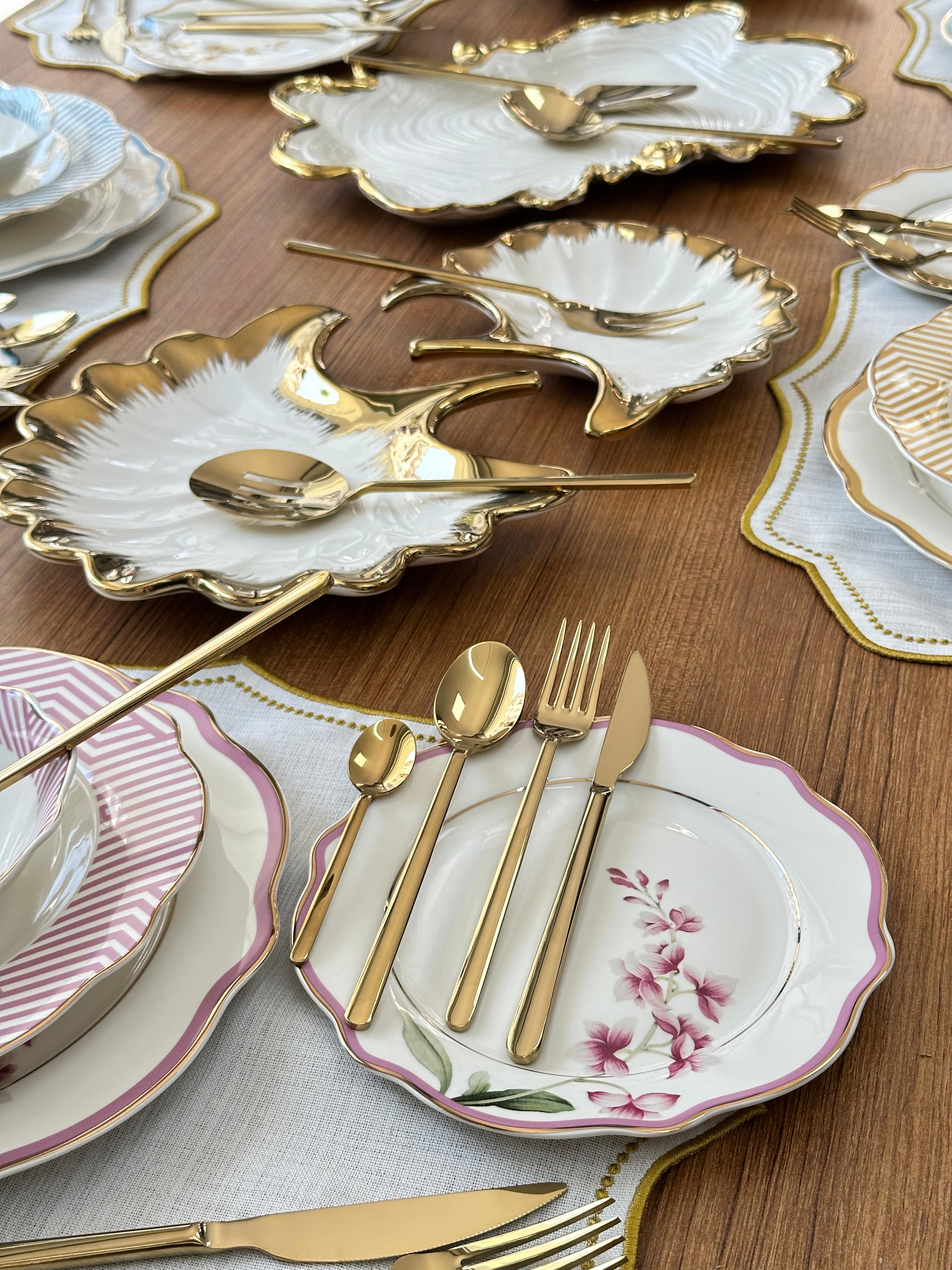 Yemek Takımı 81 Parça 6 Kişilik Colorful Garden