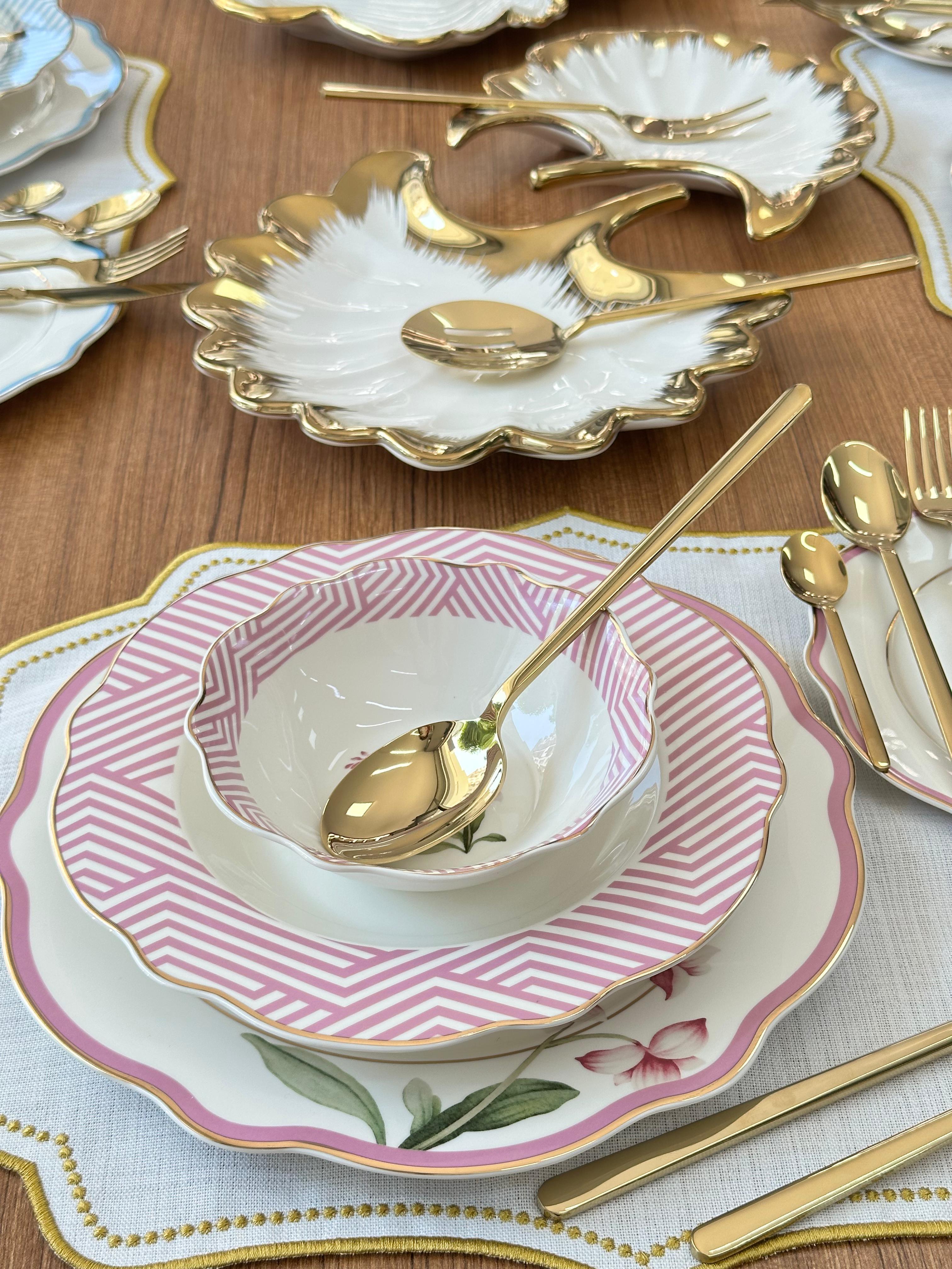 Yemek Takımı 81 Parça 6 Kişilik Colorful Garden