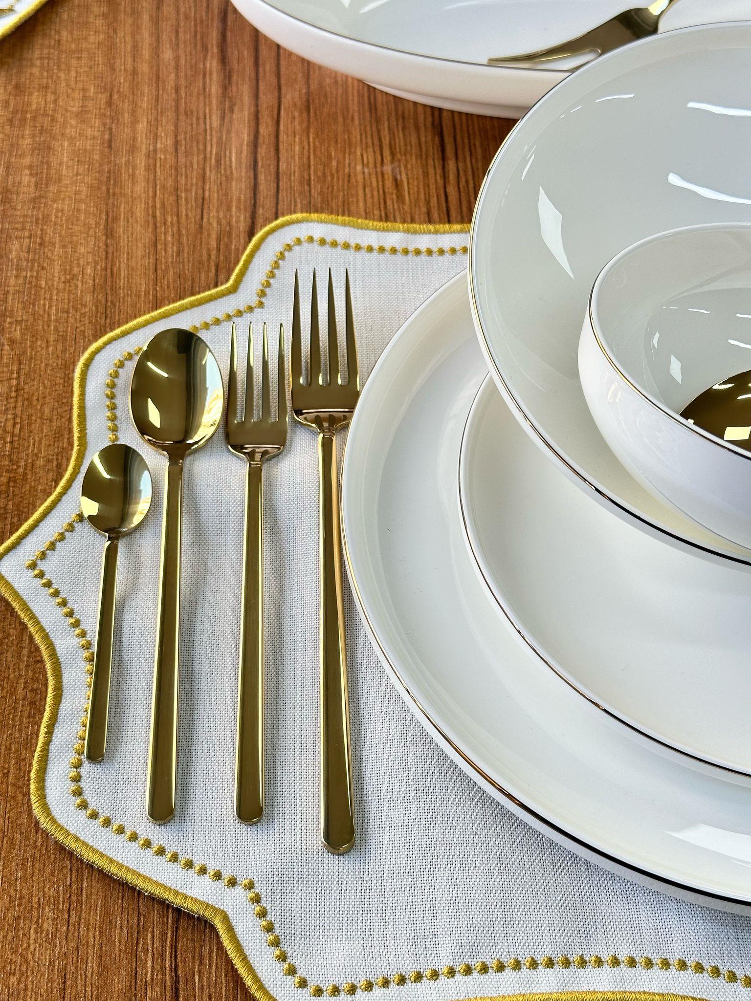 Yemek Takımı 84 Parça 6 Kişilik Bella Gold