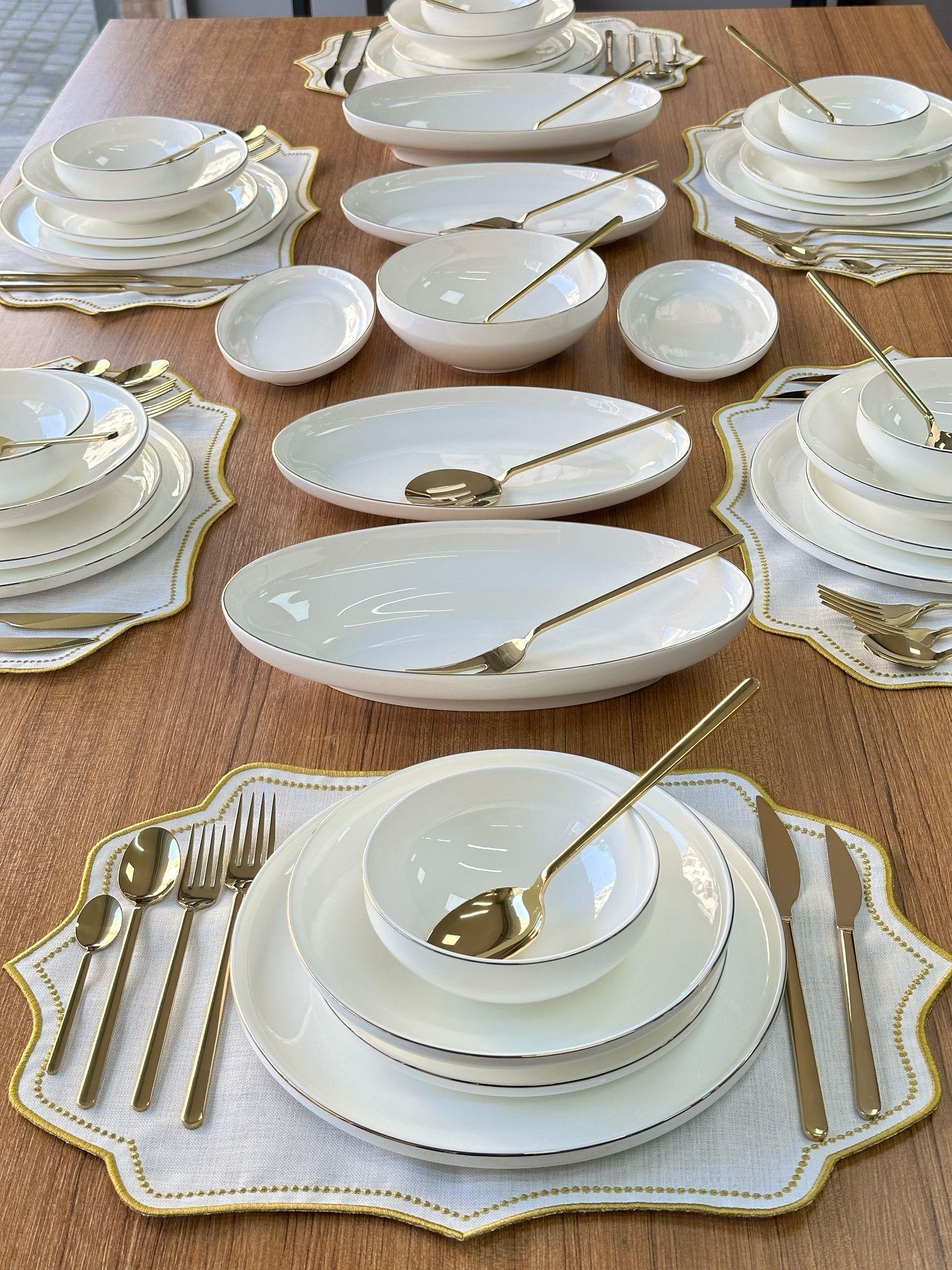 Yemek Takımı 84 Parça 6 Kişilik Bella Gold