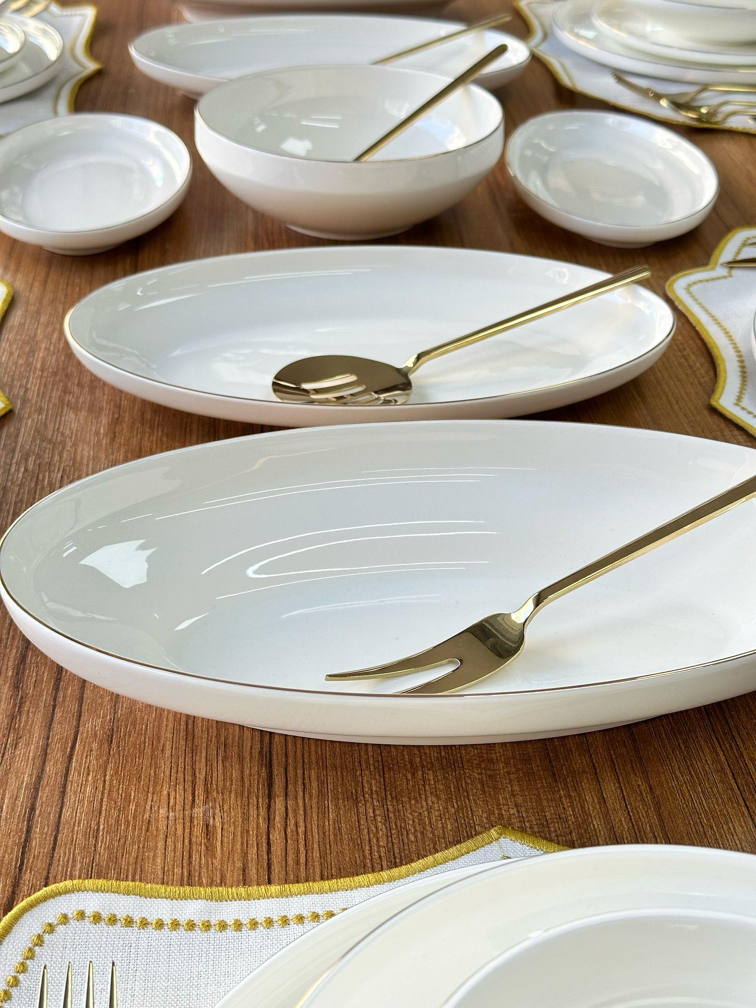 Yemek Takımı 84 Parça 6 Kişilik Bella Gold