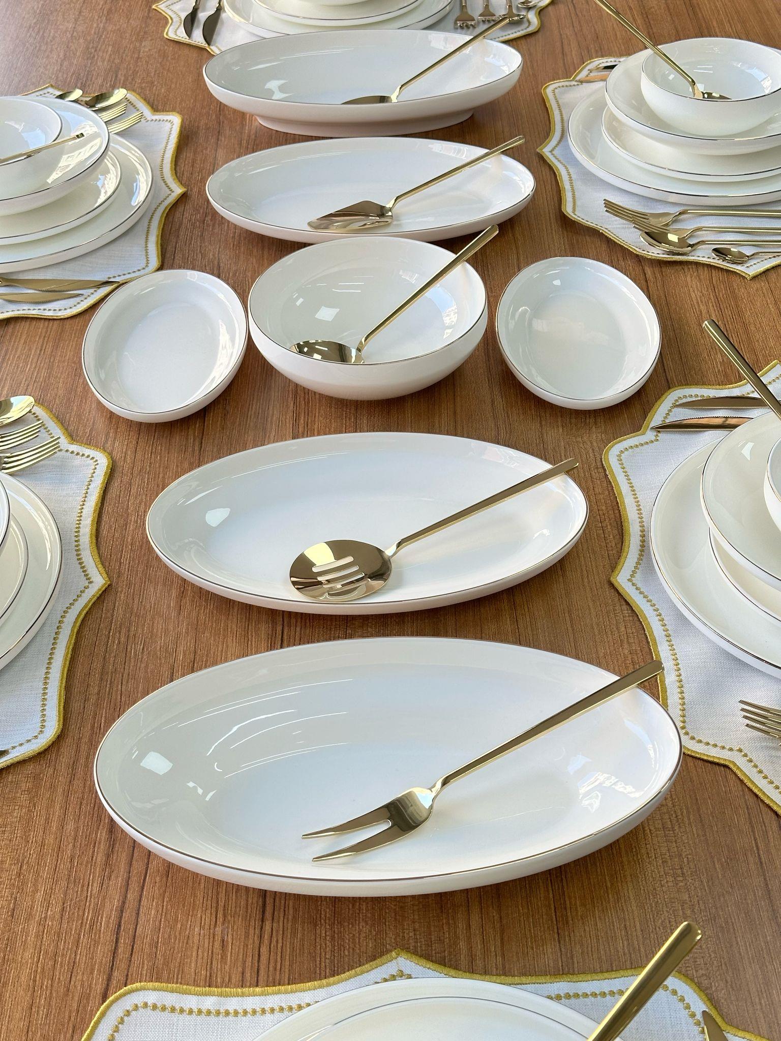 Yemek Takımı 84 Parça 6 Kişilik Bella Gold