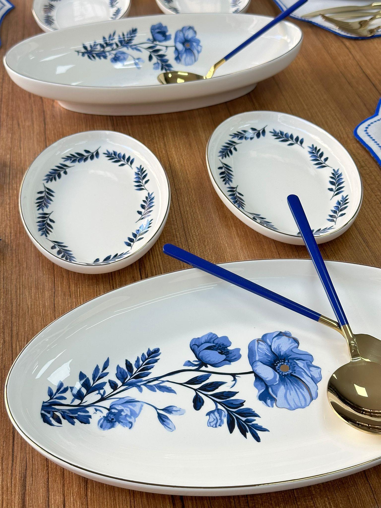 Yemek Takımı 84 Parça 6 Kişilik Blue Violet