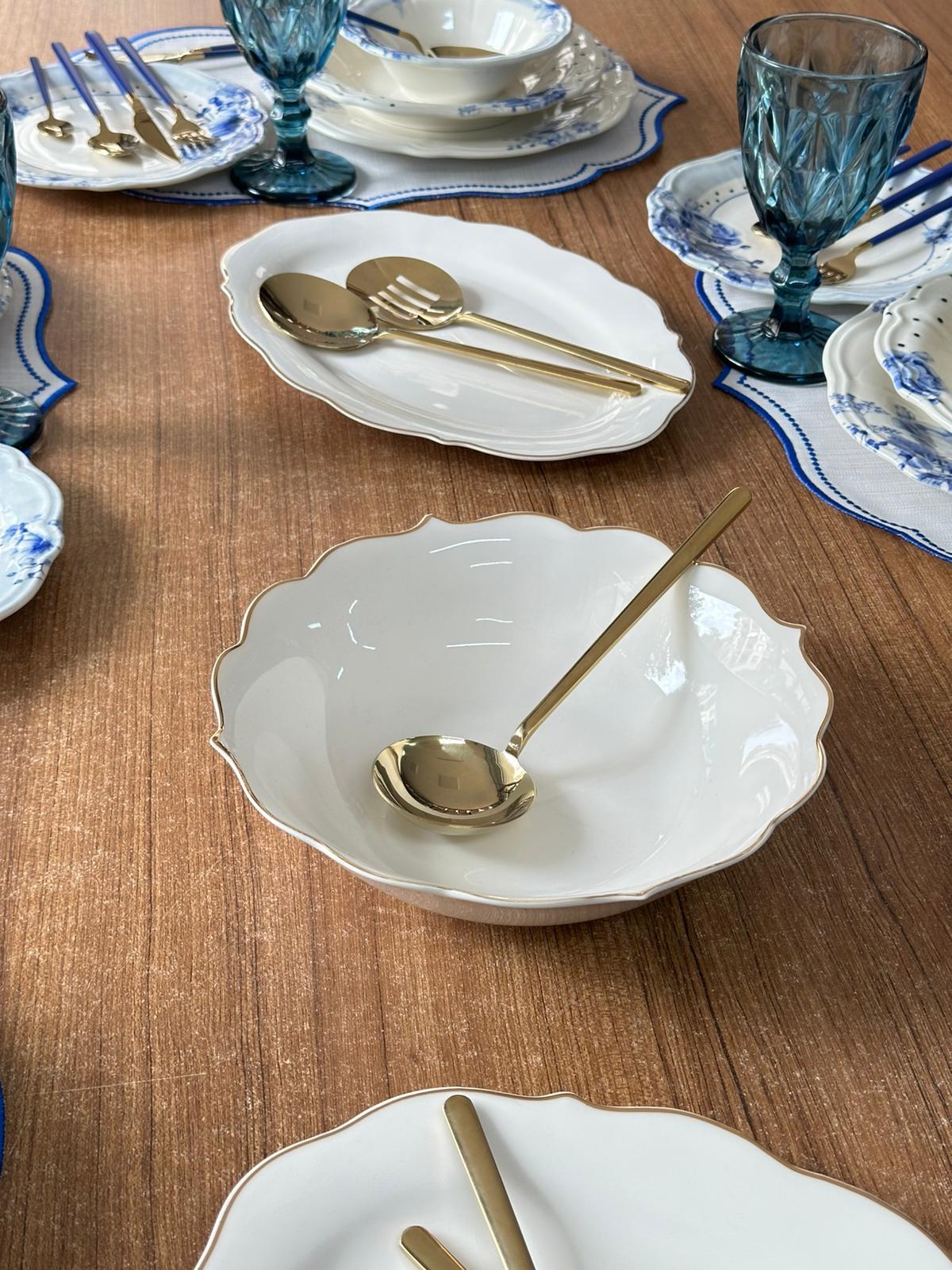 Yemek Takımı 86 Parça 6 Kişilik Bluemelia