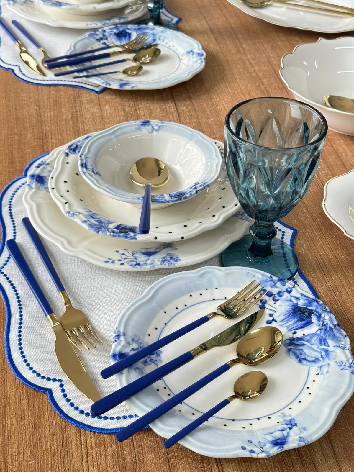 Yemek Takımı 86 Parça 6 Kişilik Bluemelia