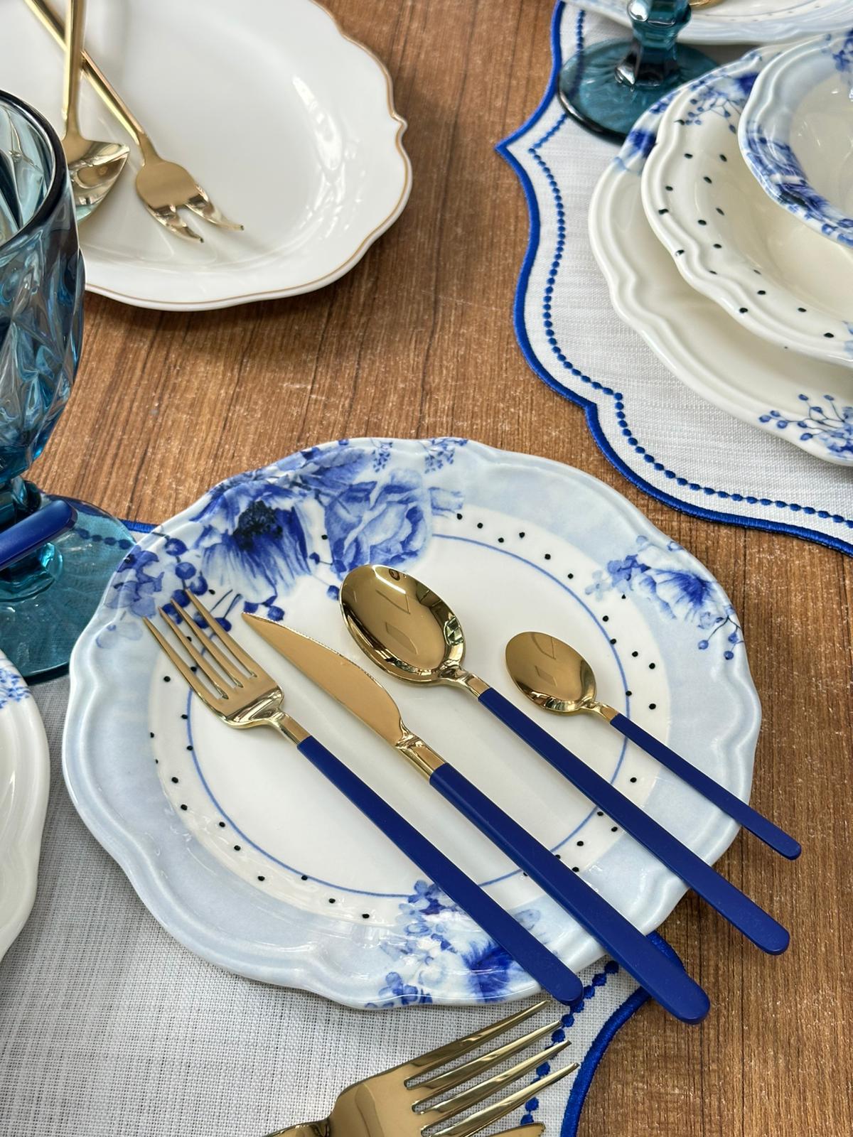 Yemek Takımı 86 Parça 6 Kişilik Bluemelia