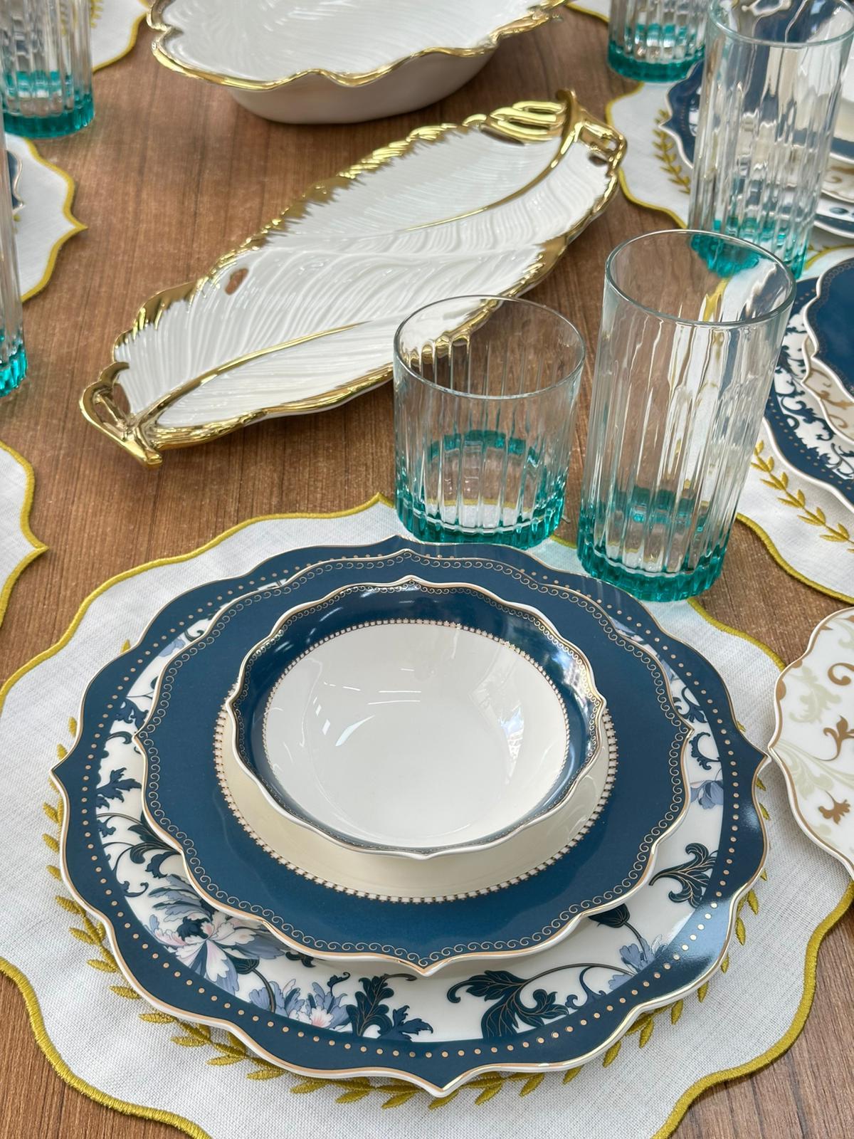 Yemek Takımı 87 Parça 12 Kişilik Azur