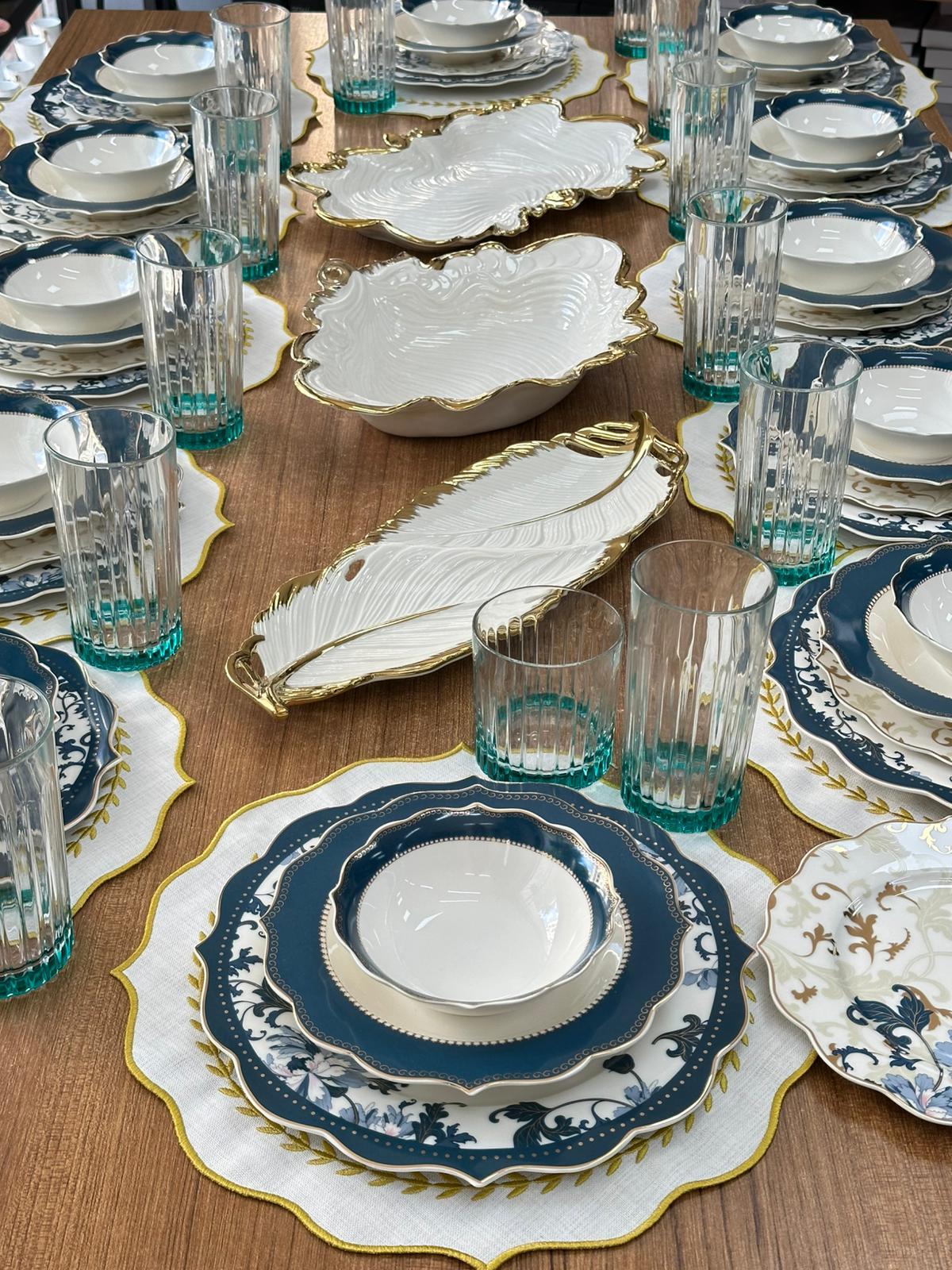 Yemek Takımı 87 Parça 12 Kişilik Azur