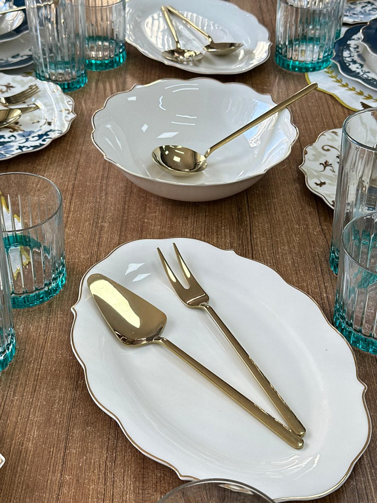 Yemek Takımı 92 Parça 6 Kişilik Azur