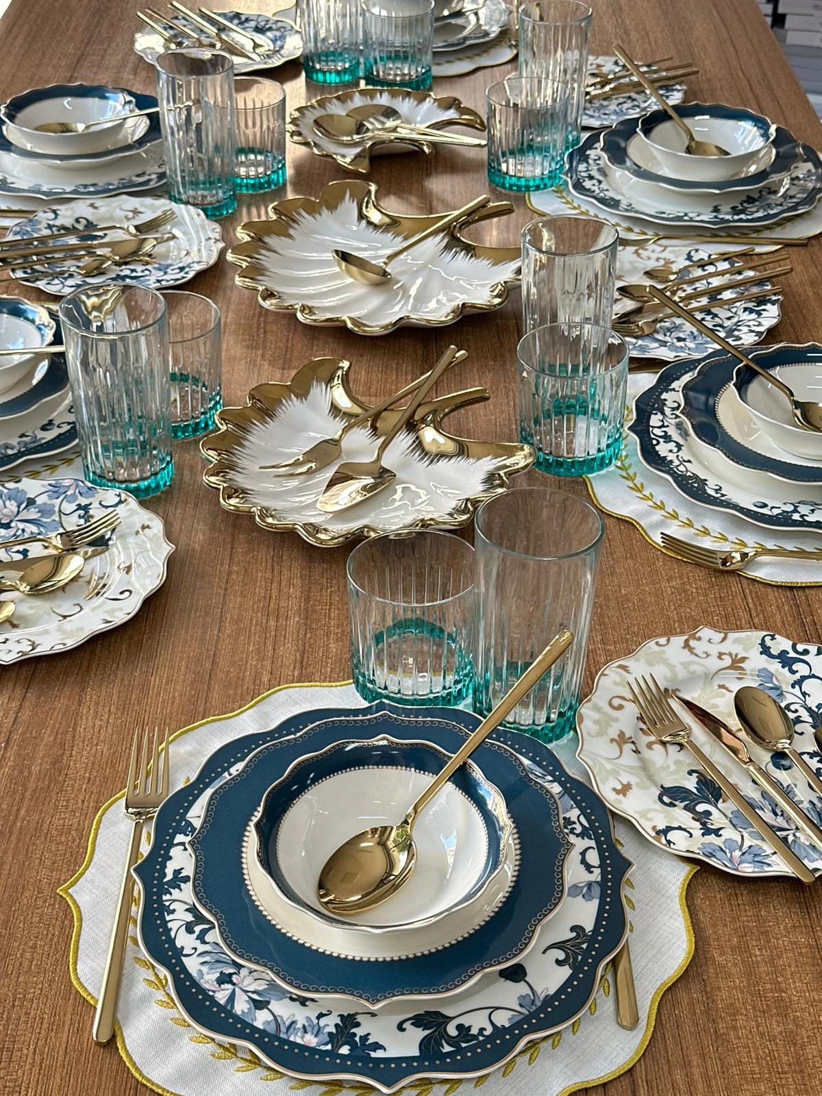 Yemek Takımı 92 Parça 6 Kişilik Azur Lüx