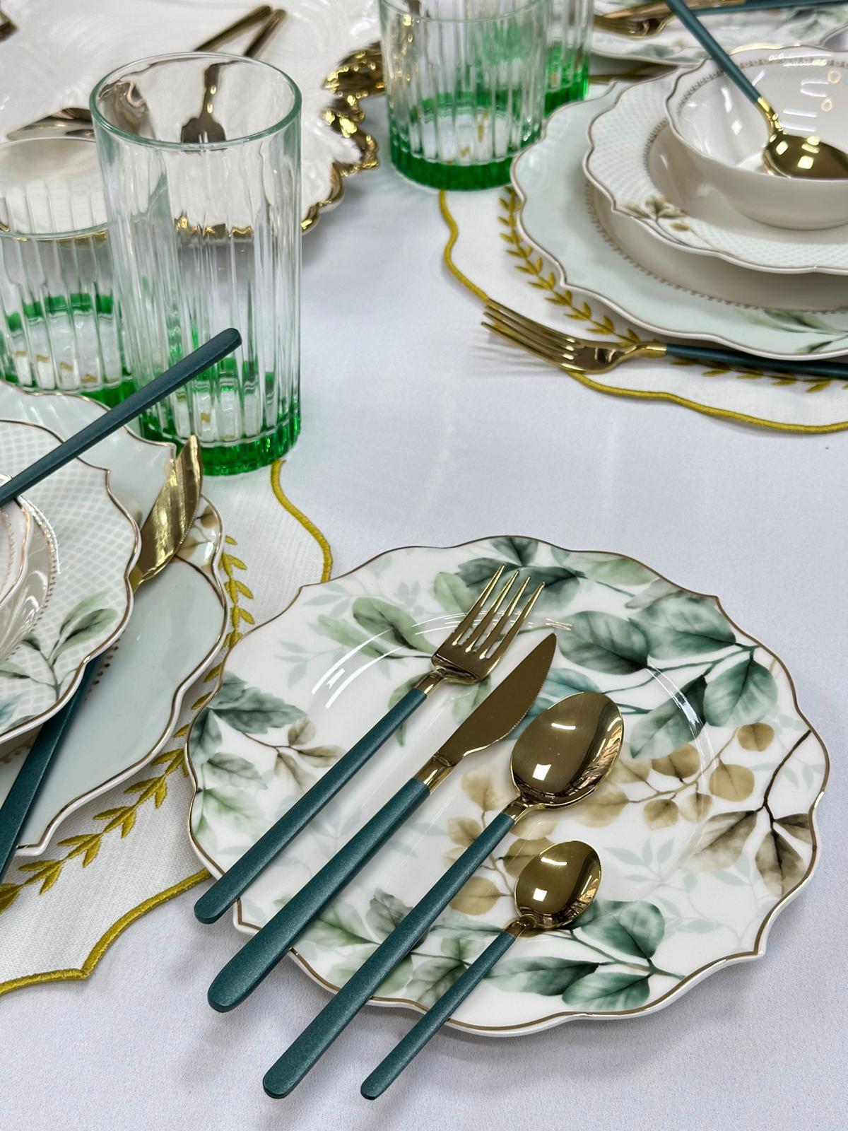 Yemek Takımı 92 Parça 6 Kişilik Begonia Lüx