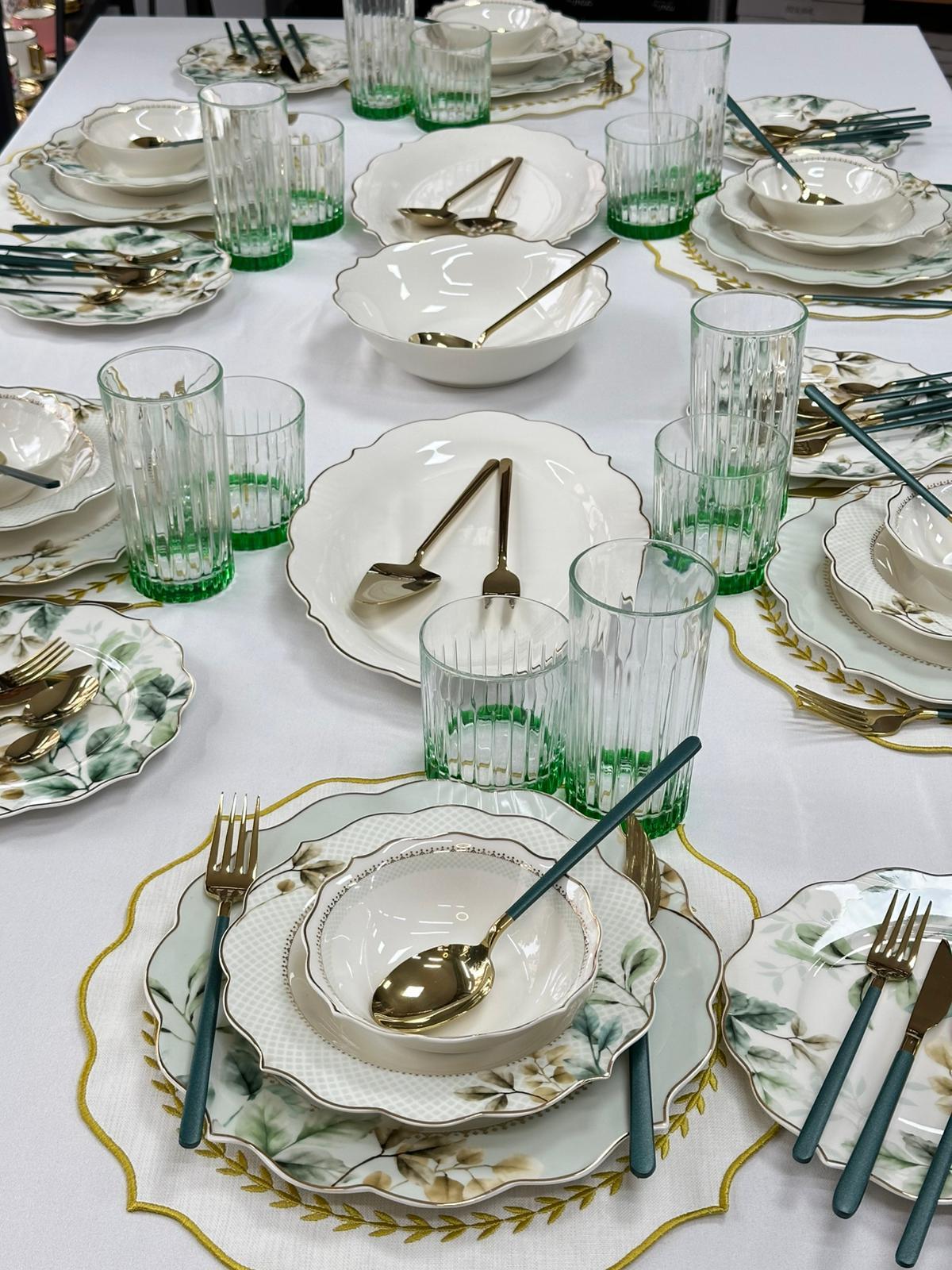 Yemek Takımı 92 Parça 6 Kişilik Begonia