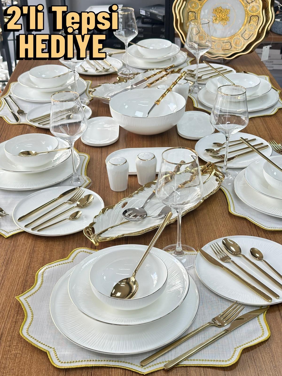 Yemek Takımı 95 Parça 6 Kişilik Branches