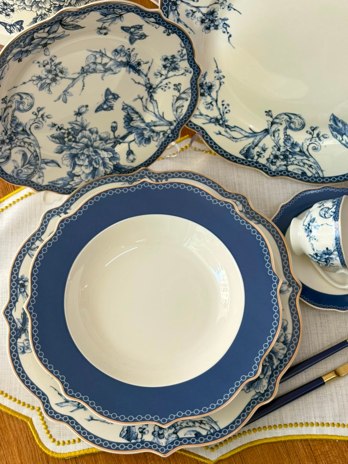 Yemek Takımı Blue Life 36 Parça 6 Kişilik 