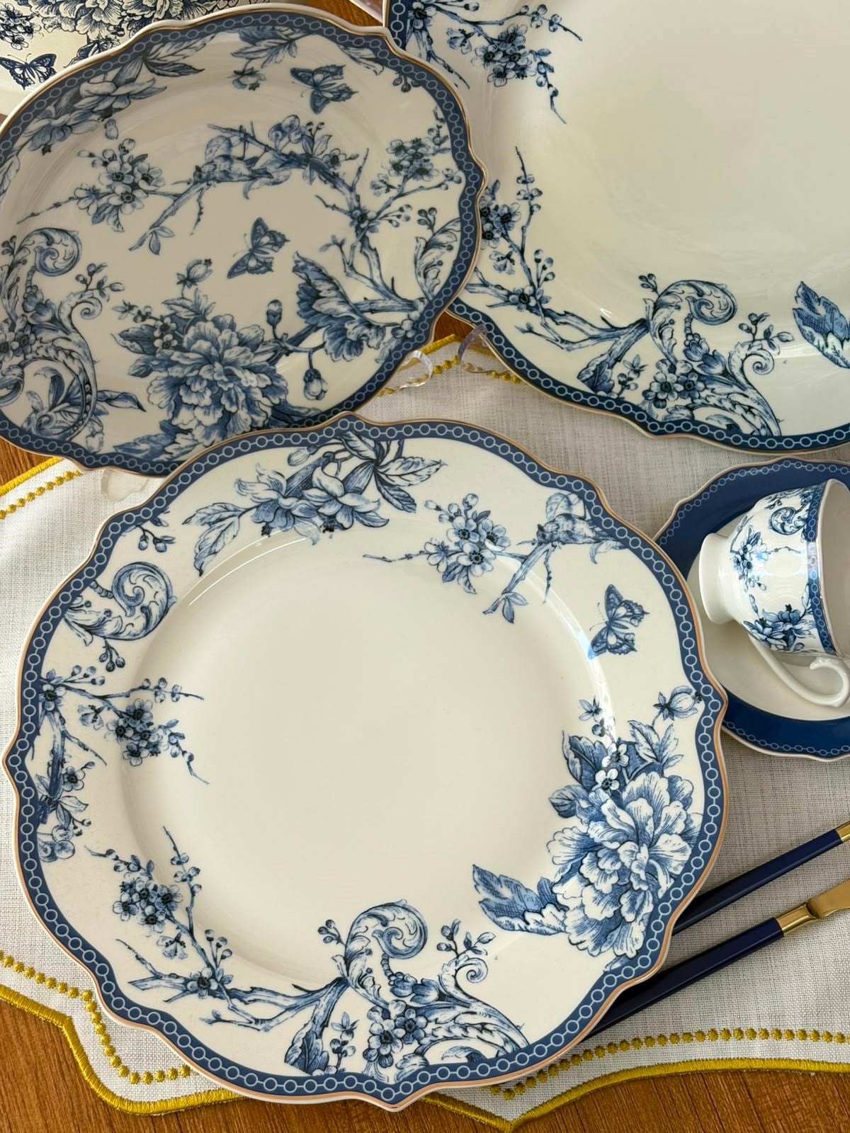 Yemek Takımı Blue Life 36 Parça 6 Kişilik 