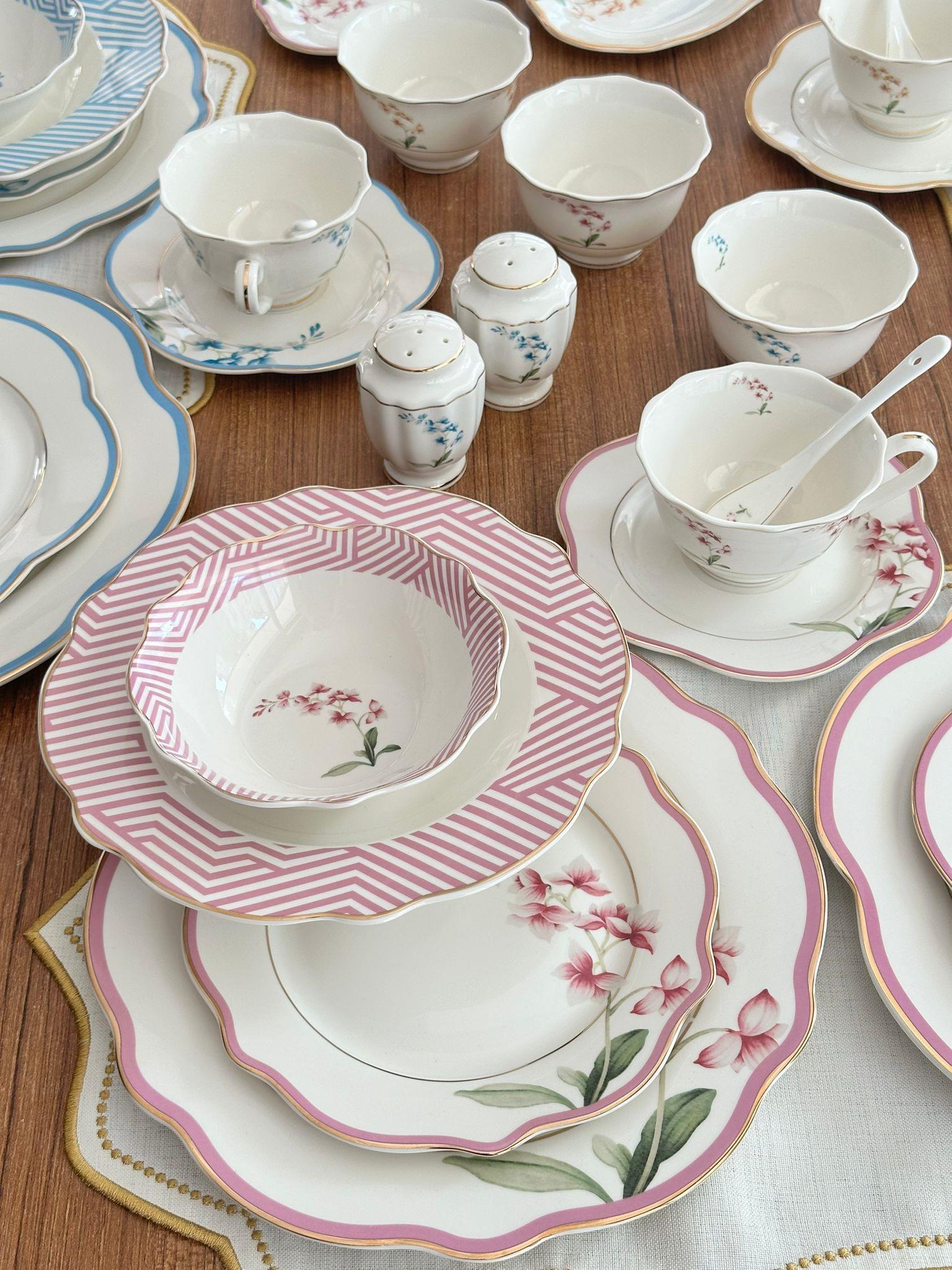 Yemek Takımı Kahvaltı Takımı 72 Parça 6 Kişilik Colorful Garden
