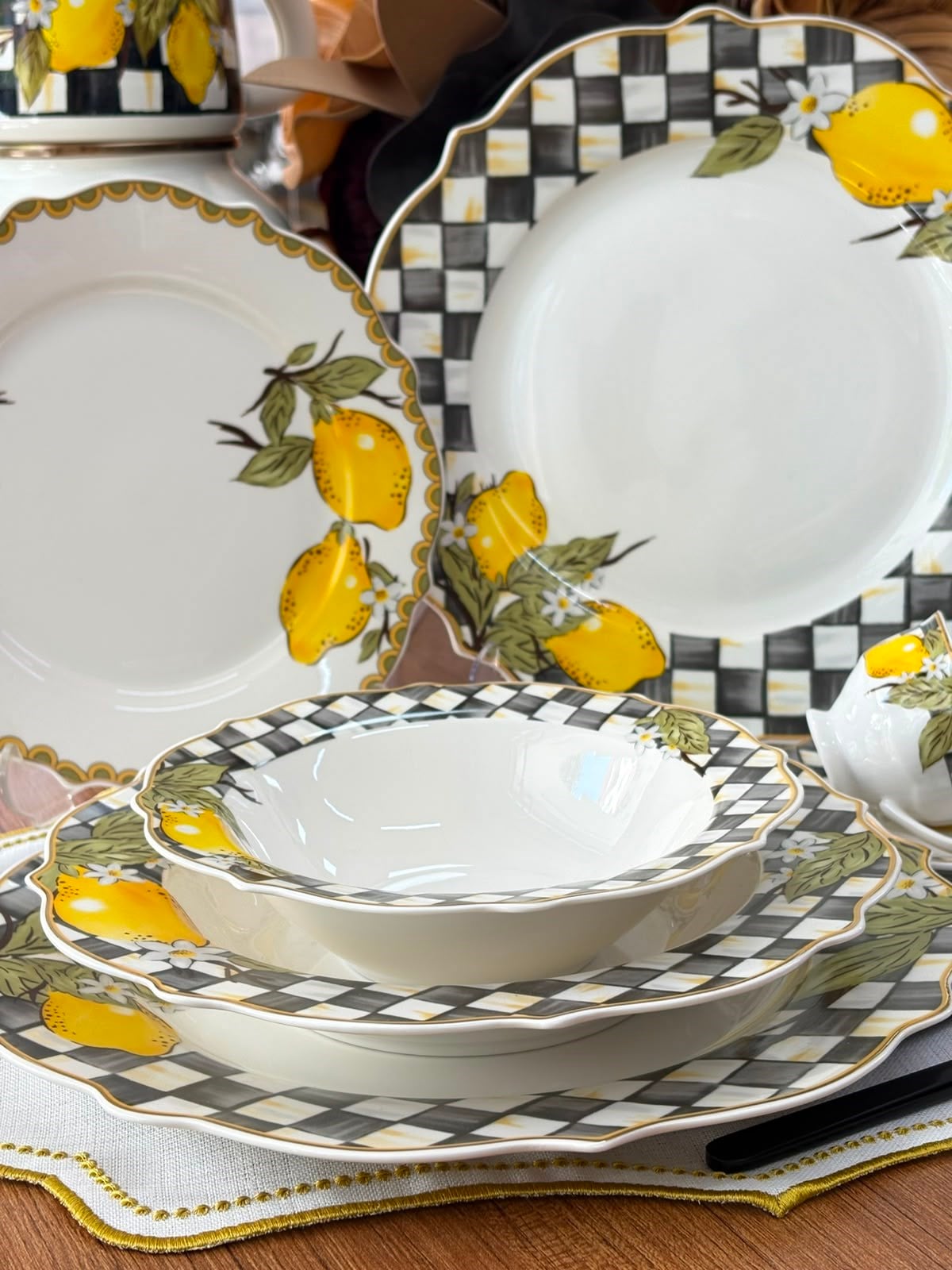 Yemek Takımı Lemon 36 Parça 6 Kişilik 