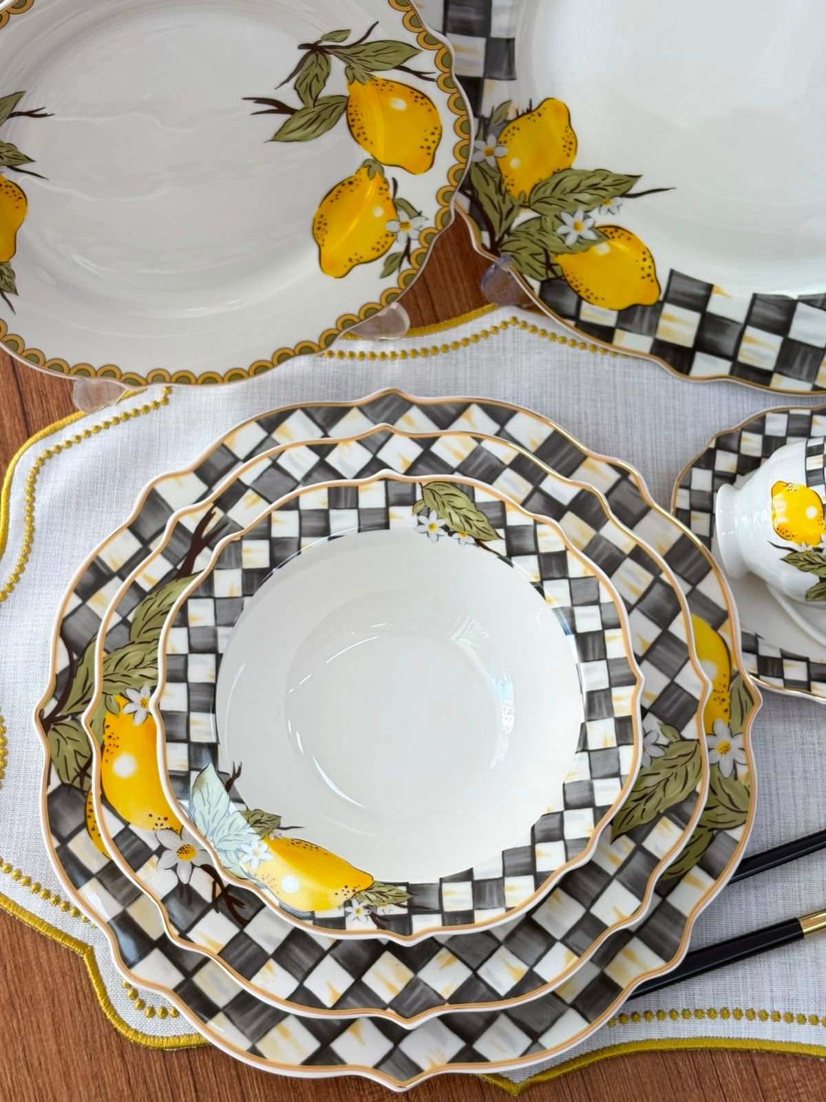 Yemek Takımı Lemon 36 Parça 6 Kişilik 