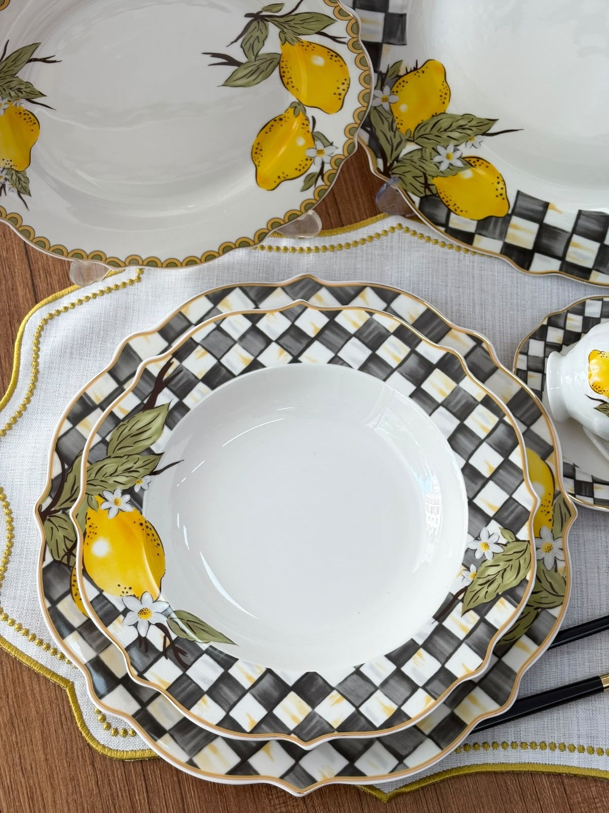 Yemek Takımı Lemon 36 Parça 6 Kişilik 