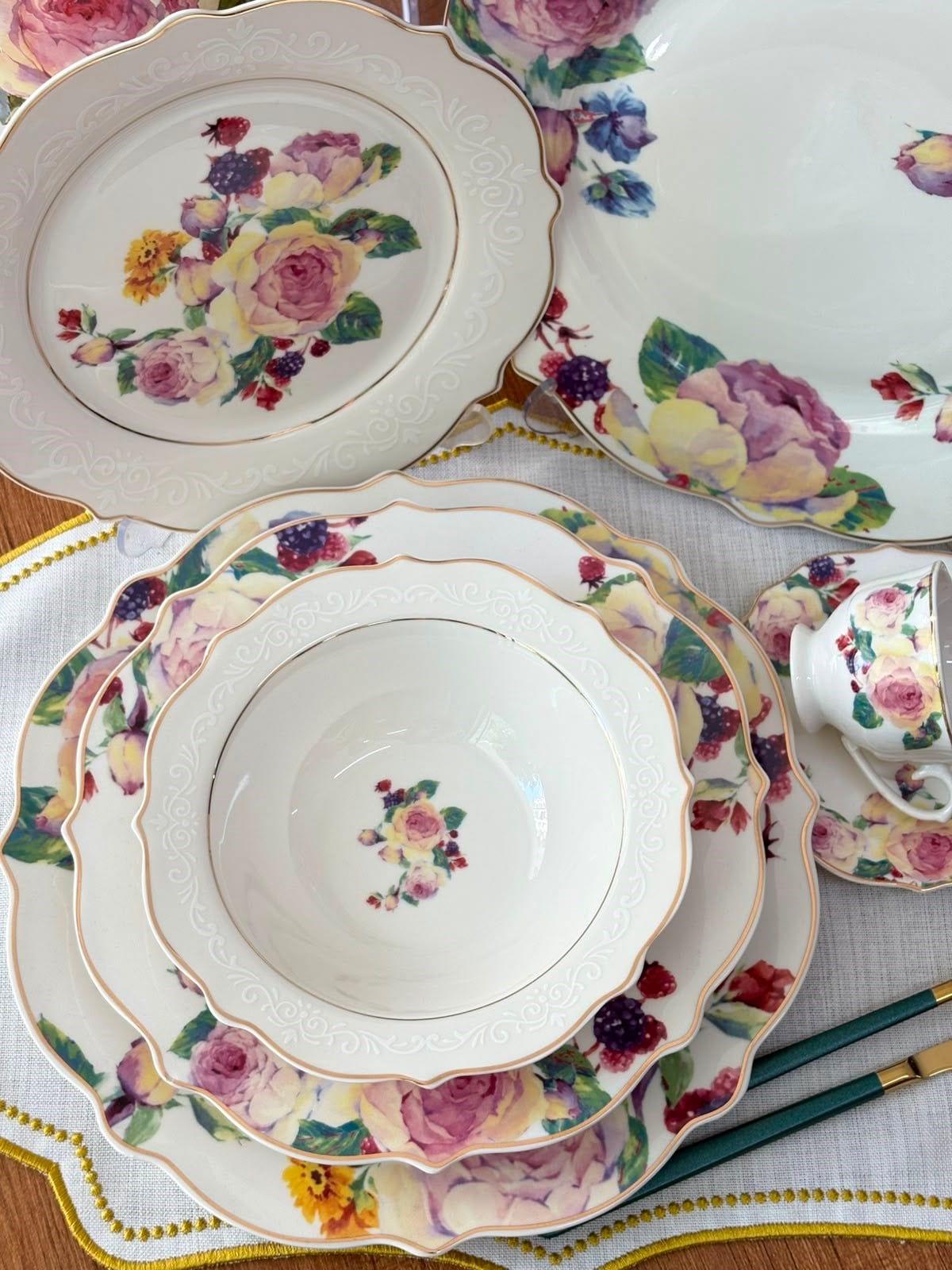Yemek Takımı Rosabella 36 Parça 6 Kişilik 