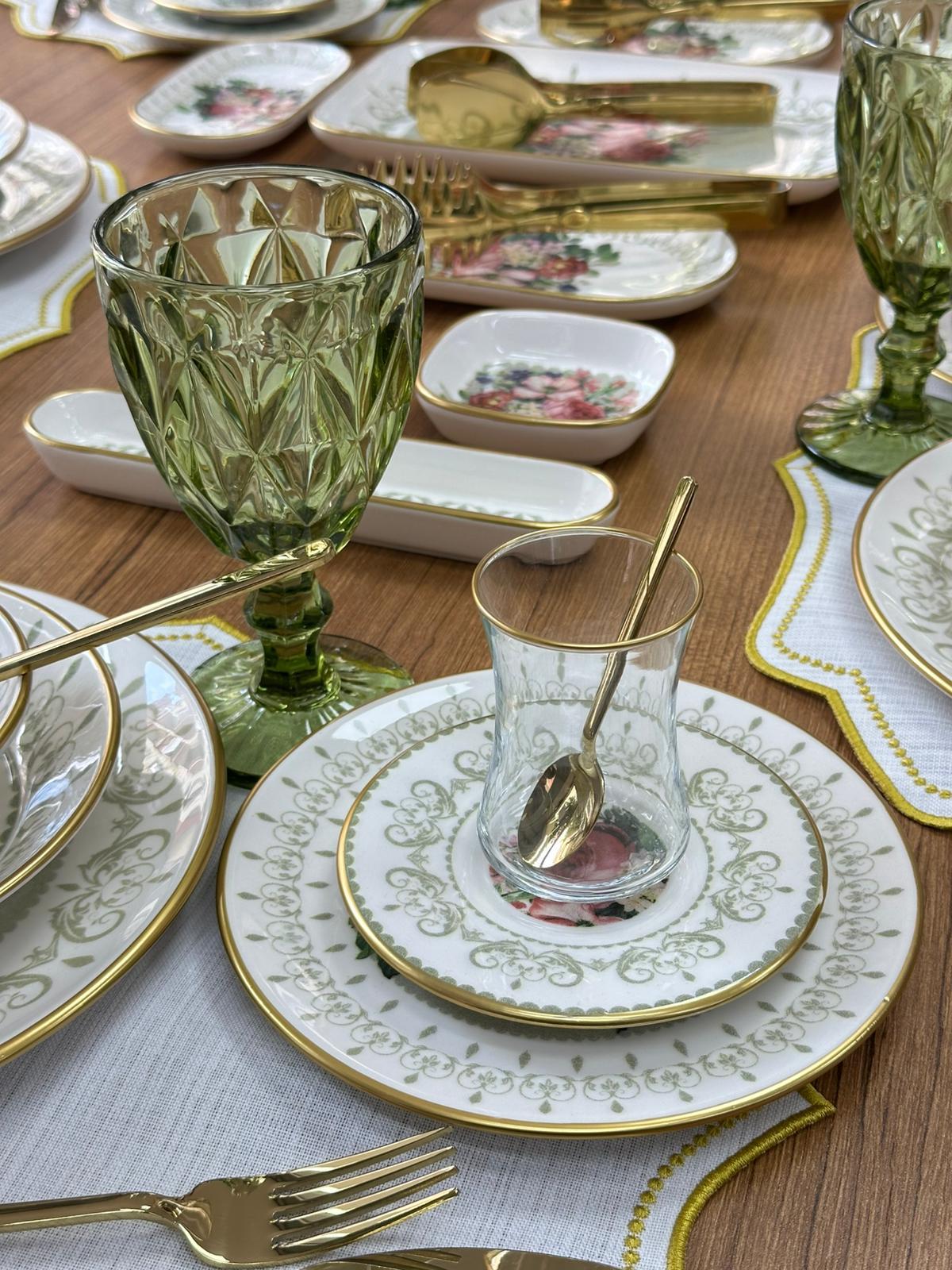 Yemek&Kahvaltı Seti 104 Parça 6 Kişilik Glorya