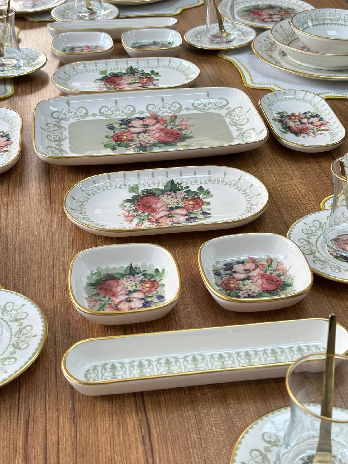 Yemek&Kahvaltı Seti 59 Parça 6 Kişilik Glorya