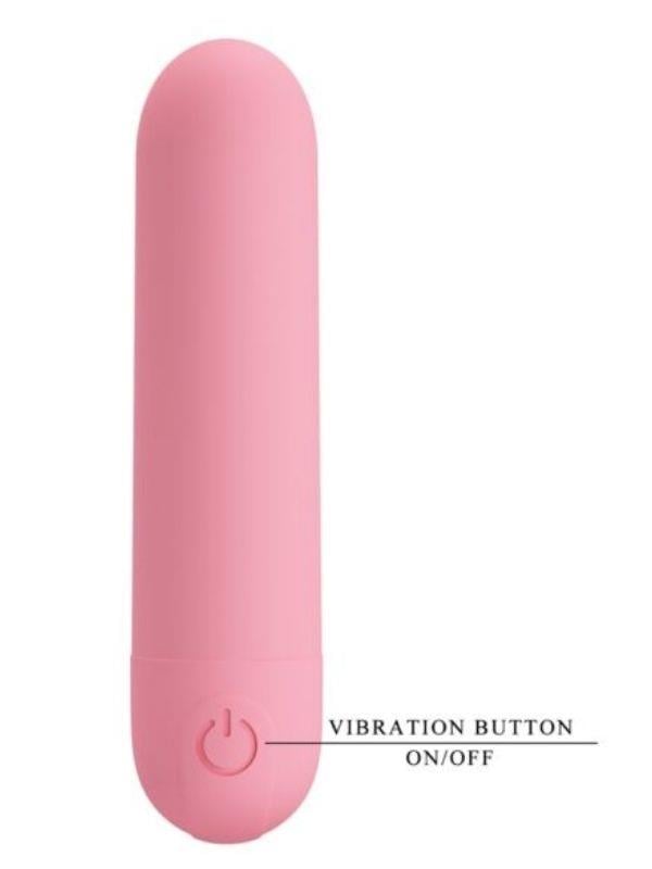 Censan Stefan Mini Massager Bullet Vibratör Pembe
