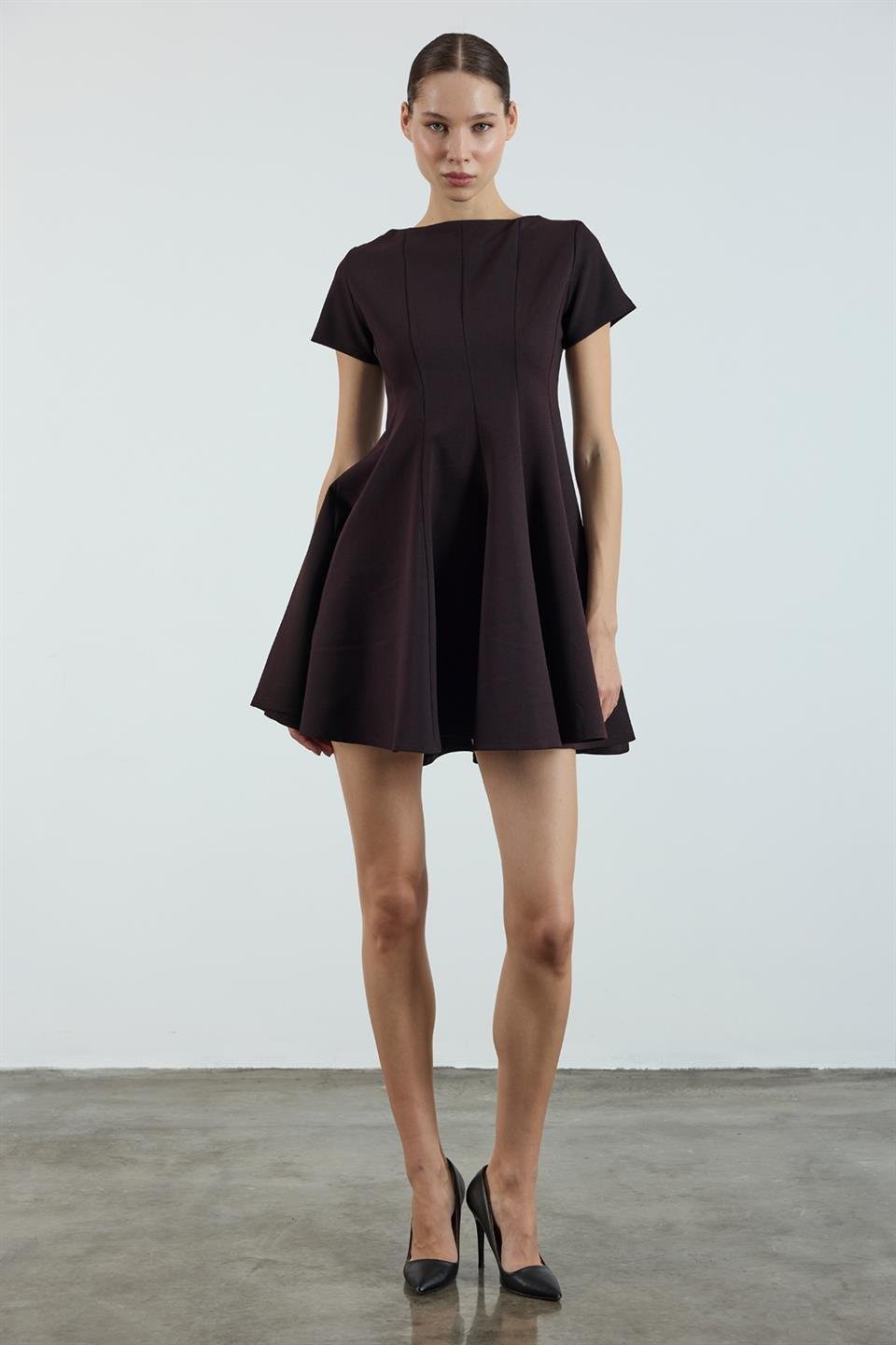 3272 GODELİ ELBİSE MÜRDÜM