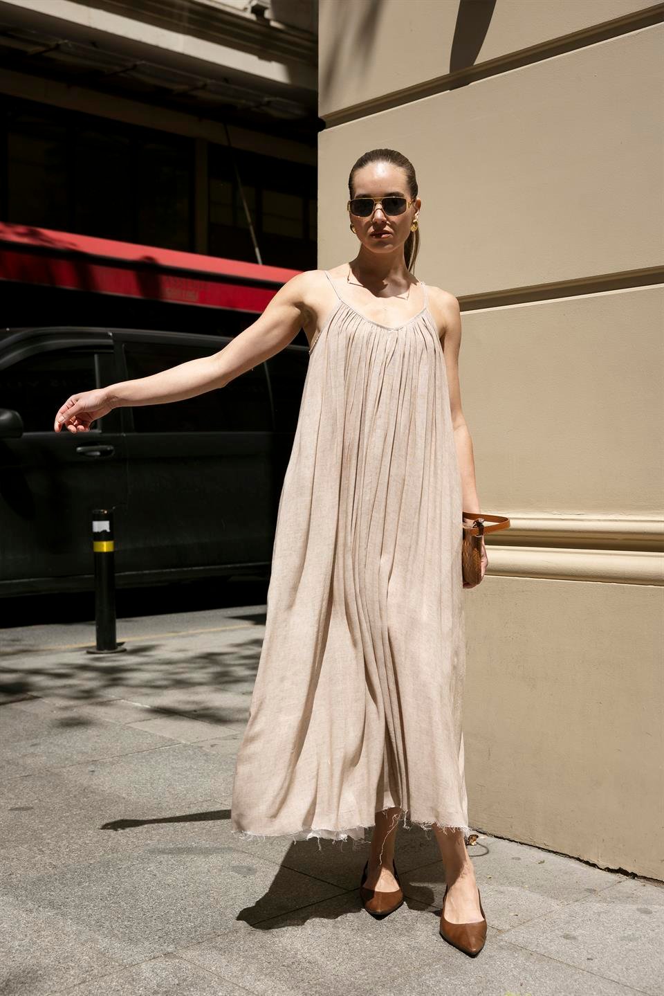 3291 ASKILI ELBİSE (3173) TAŞ