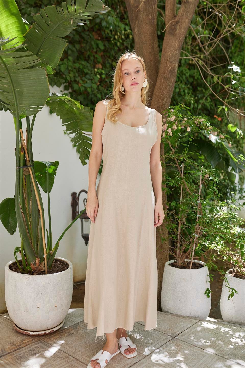 3325 ASKILI KETEN ELBİSE TAŞ