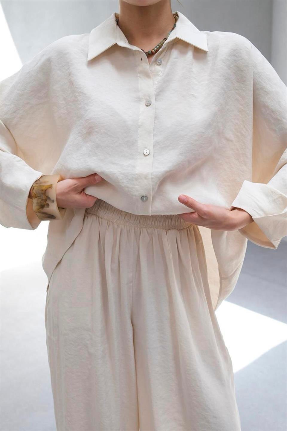 50957 GÖMLEK PANTOLON TAKIM TAŞ