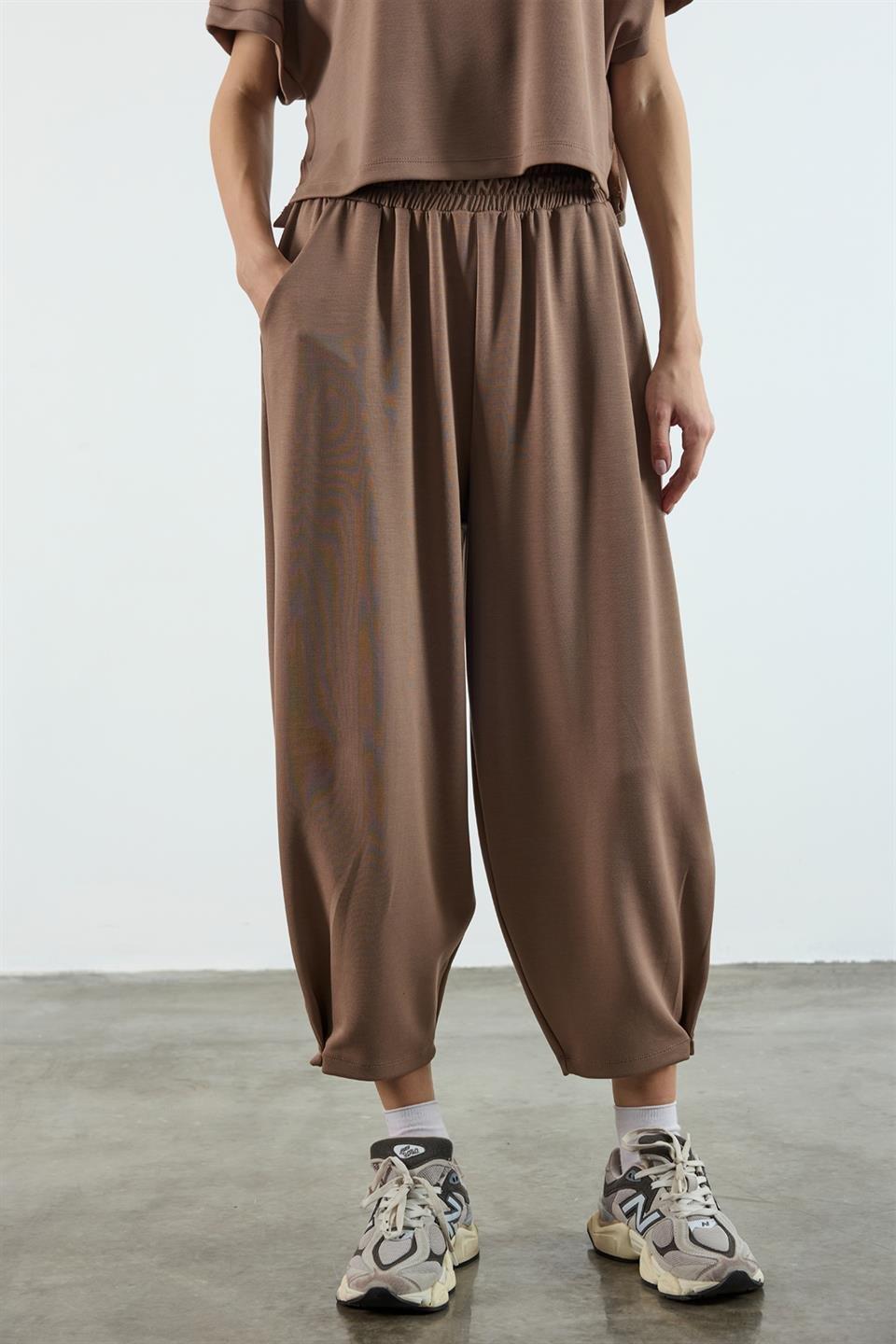 50986 TİŞÖRT PANTOLON TAKIM KAHVE