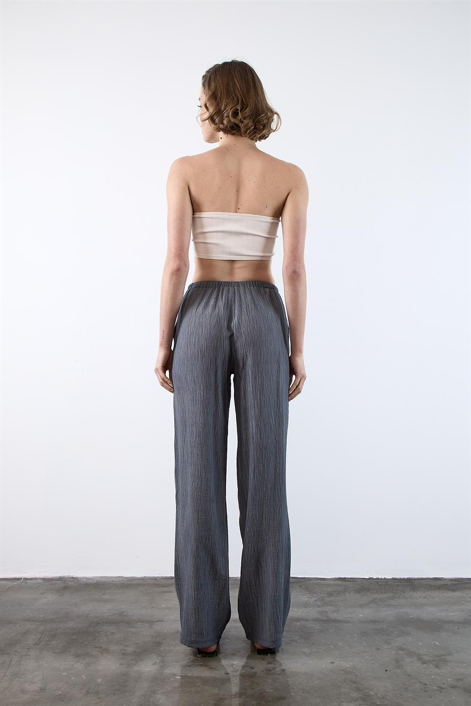 51101 BASKILI GÖMLEK PANTOLON TAKIM ANTRASİT