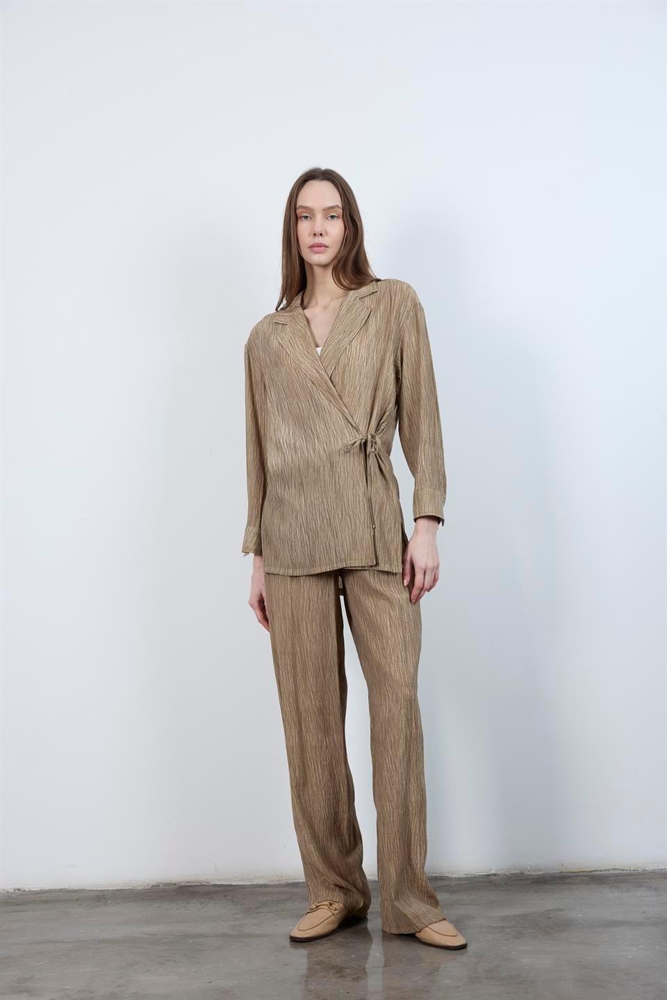 51101 BASKILI GÖMLEK PANTOLON TAKIM TAŞ