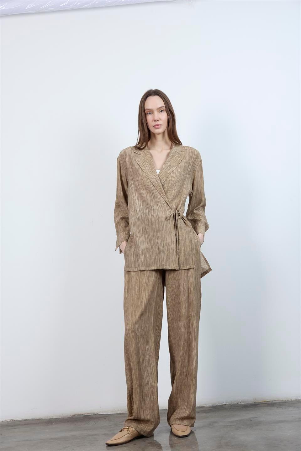 51101 BASKILI GÖMLEK PANTOLON TAKIM TAŞ