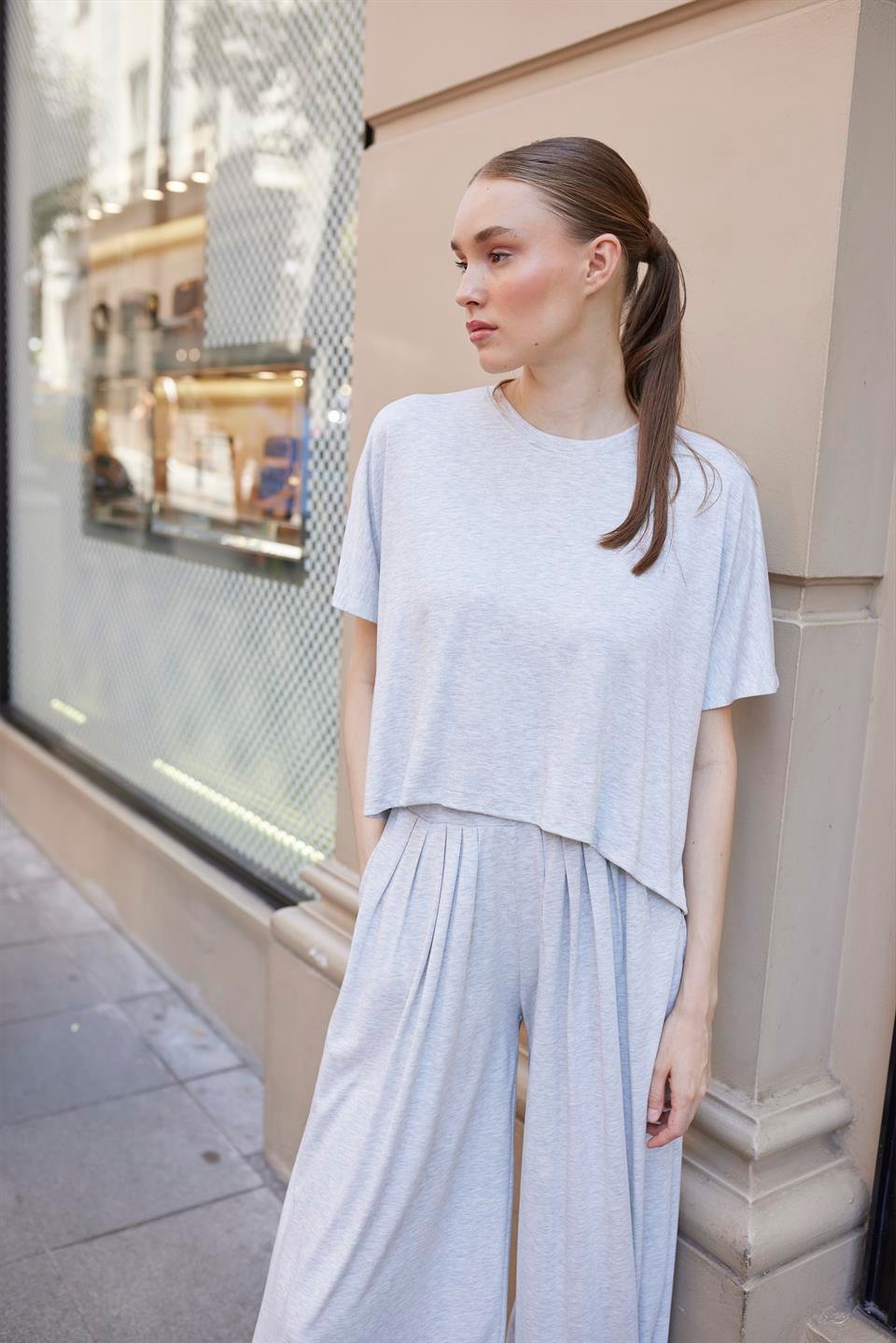 51149 TİŞÖRT PANTOLON TAKIM GRİ