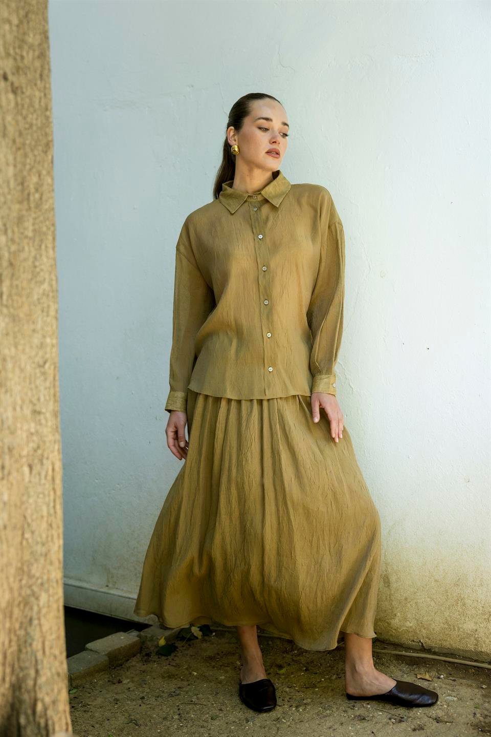 51159 GÖMLEK ETEK TAKIM OLİVE