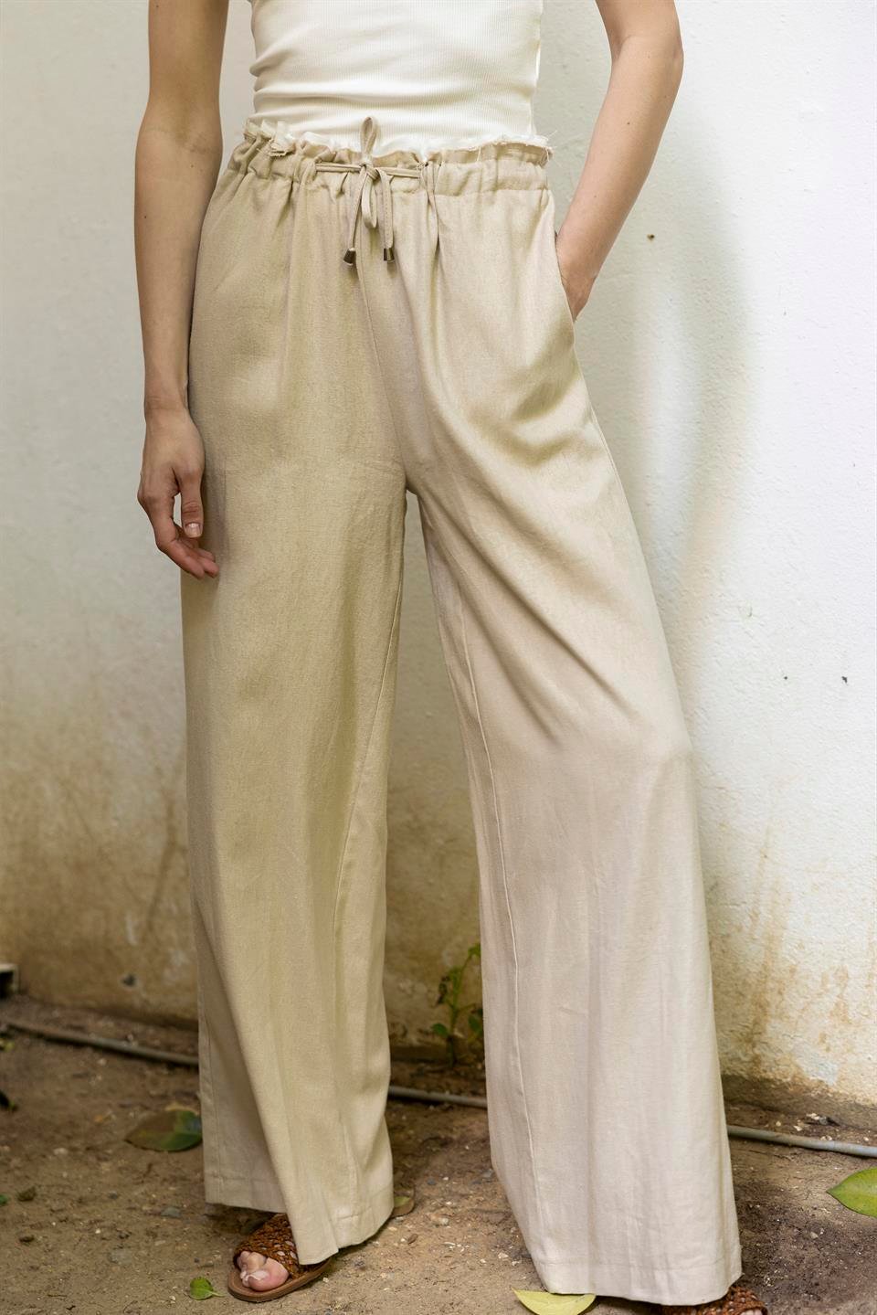 51176 KETEN PANTOLON TAŞ