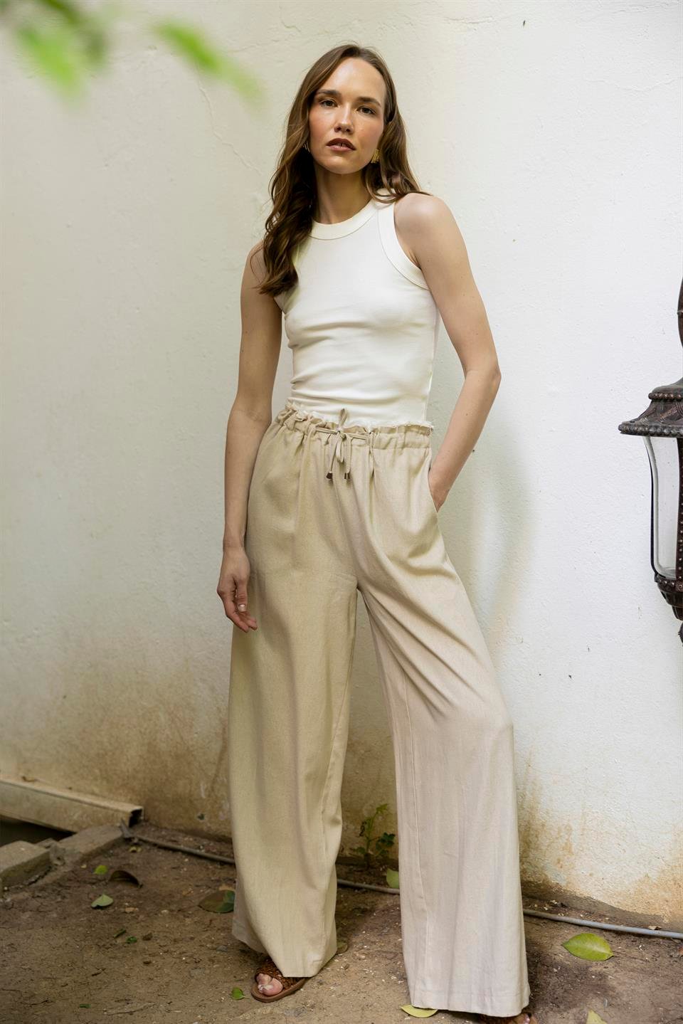 51176 KETEN PANTOLON TAŞ