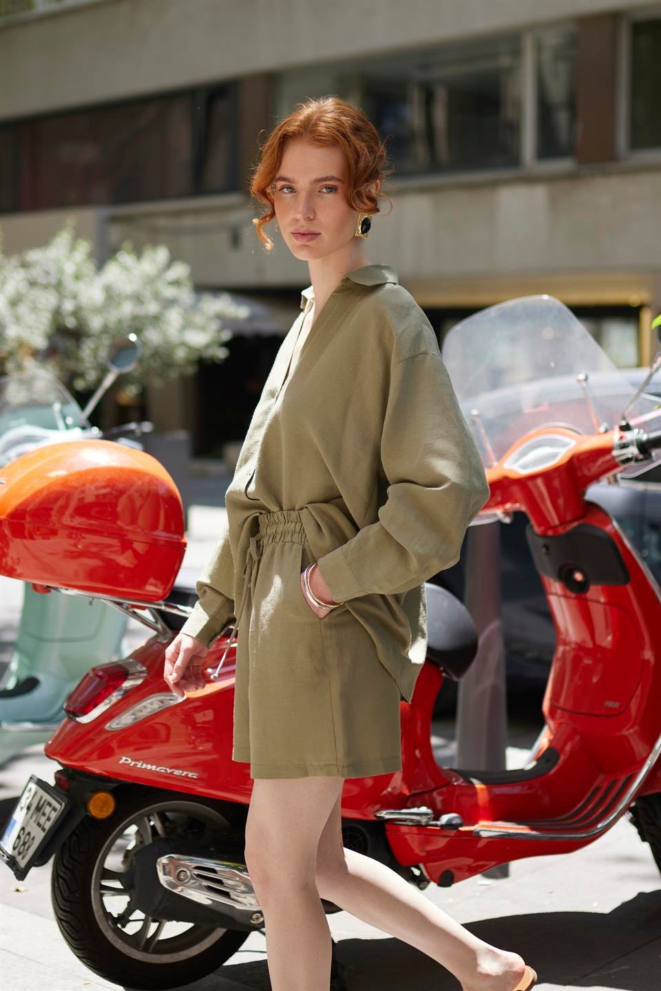 51178 GÖMLEK ŞORT TAKIM HAKİ