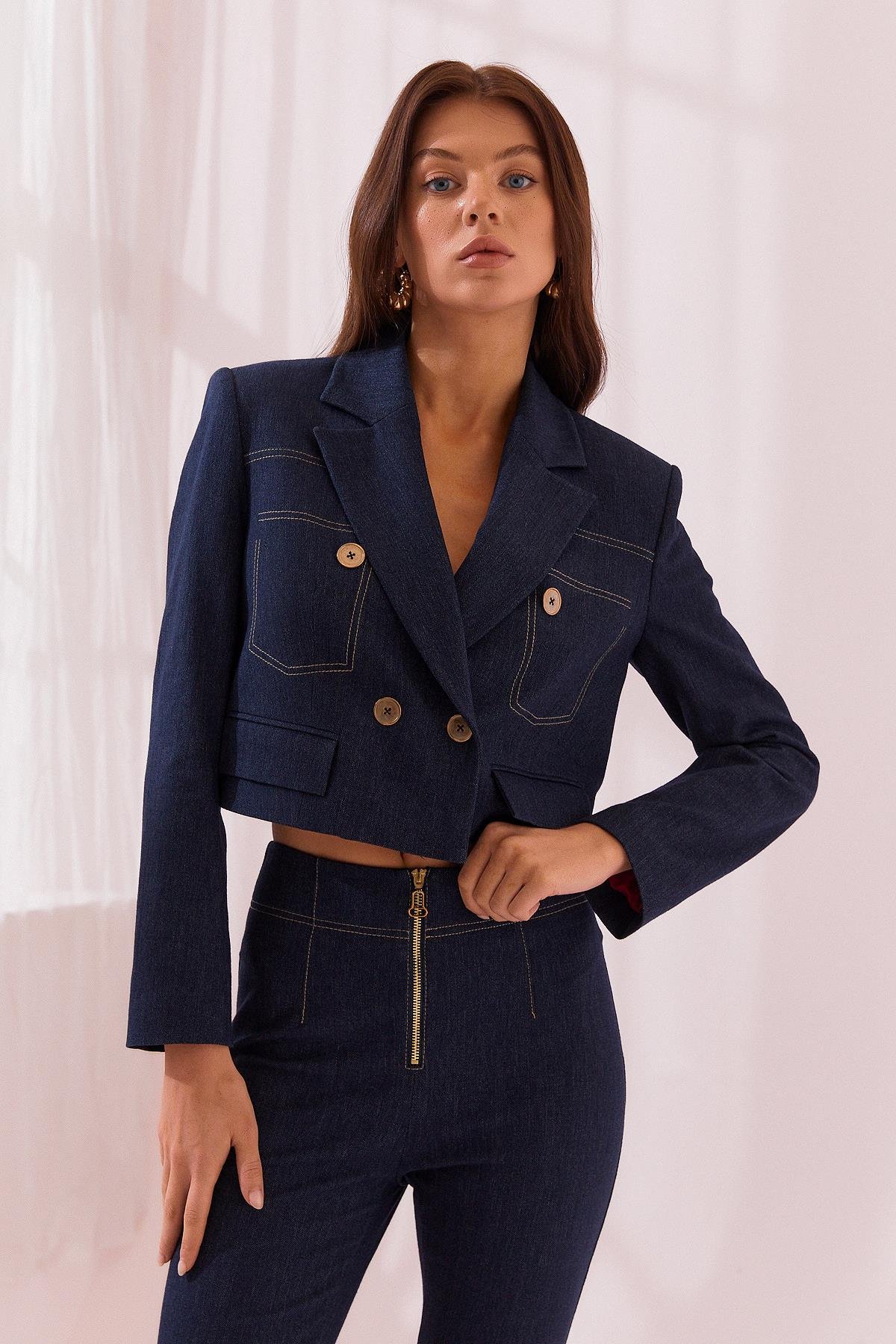 NAAR 12606 CEKET LACİVERT