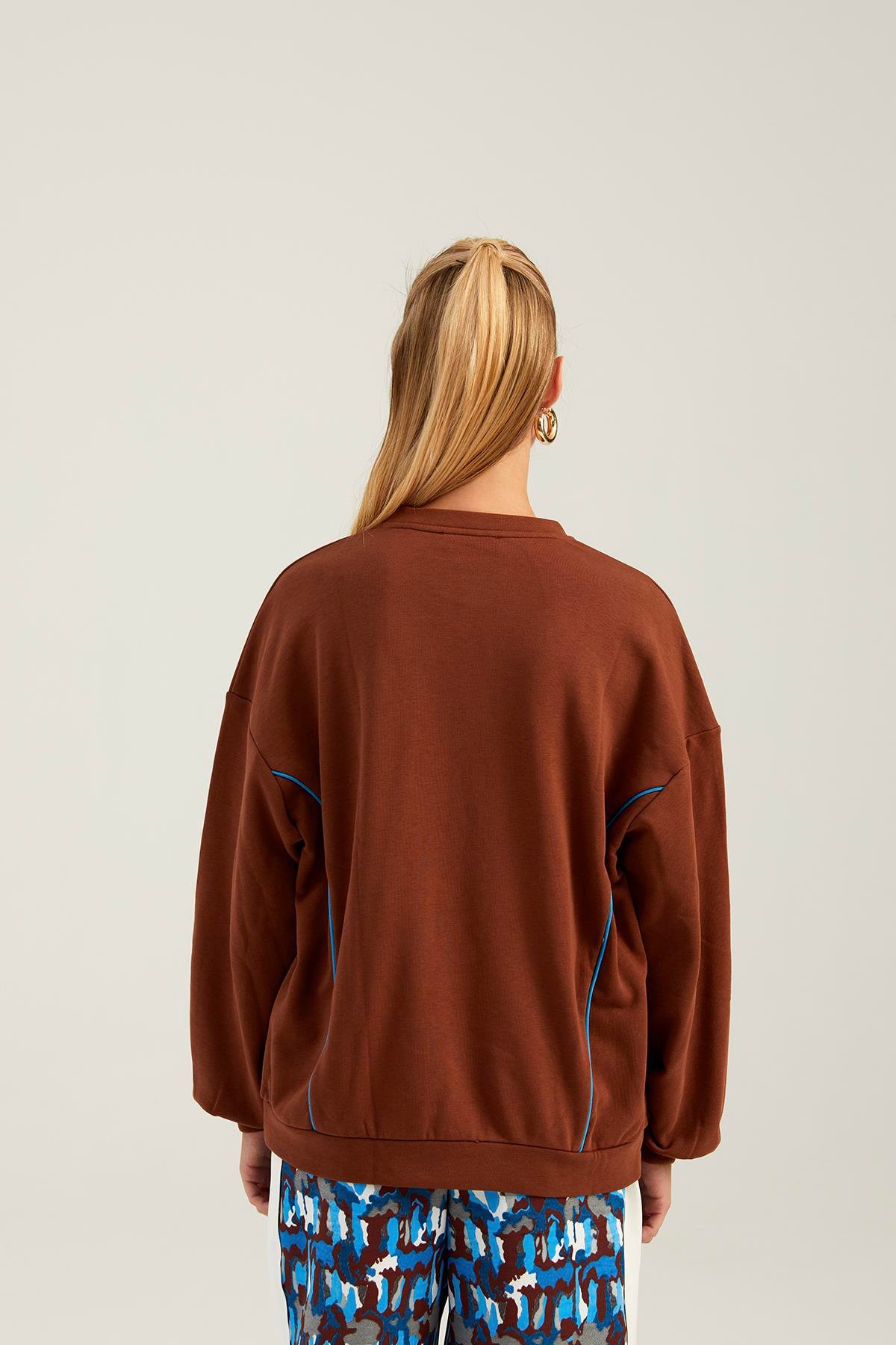 NAAR 21316 SWEAT KAHVERENGİ