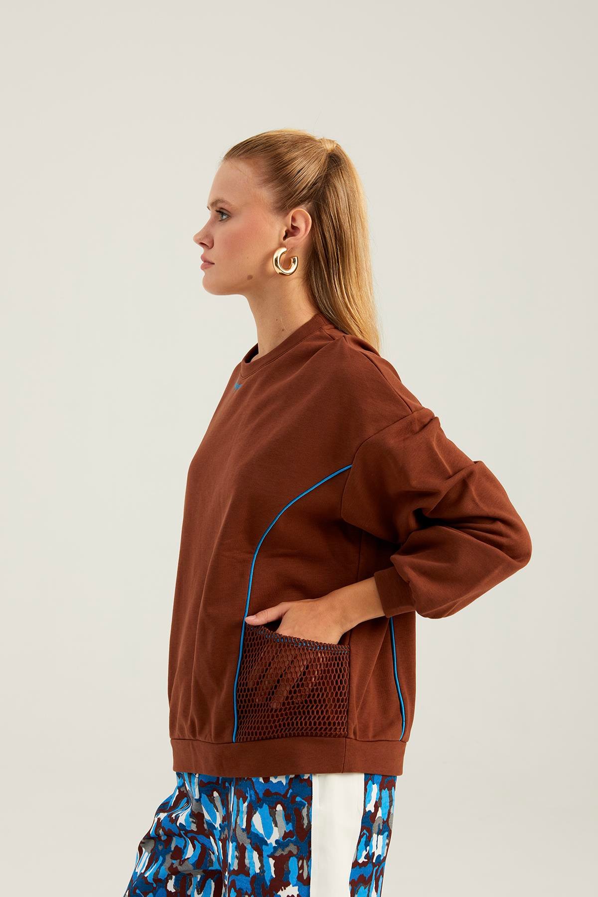 NAAR 21316 SWEAT KAHVERENGİ